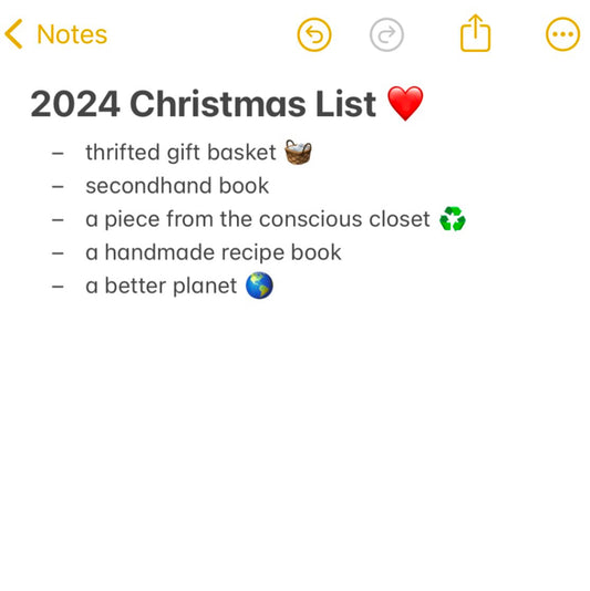 2024 Conscious Christmas List