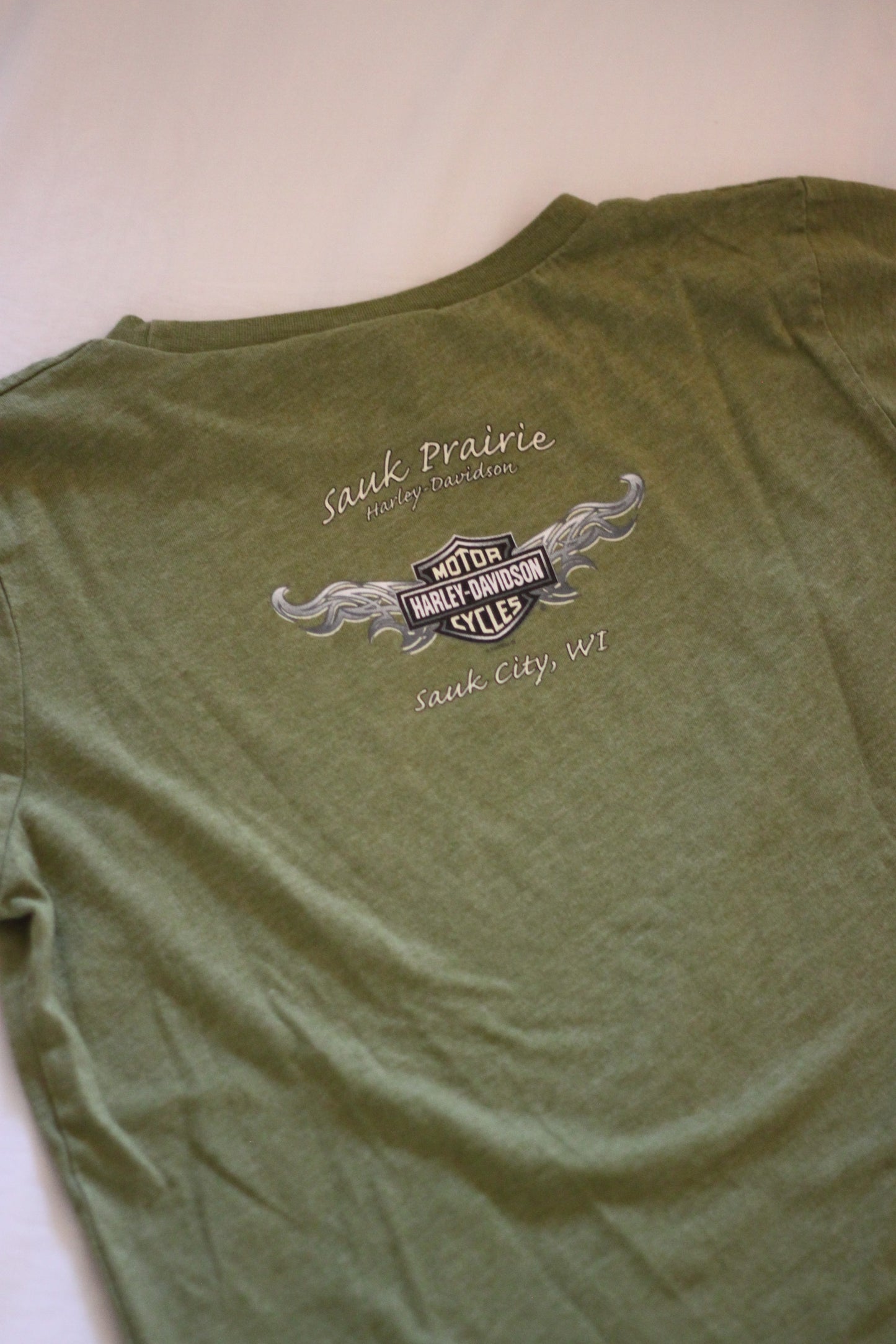 Green Harley Baby Tee