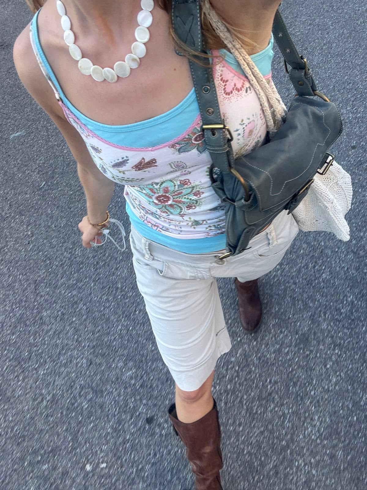 2000s Fun Button Camisole