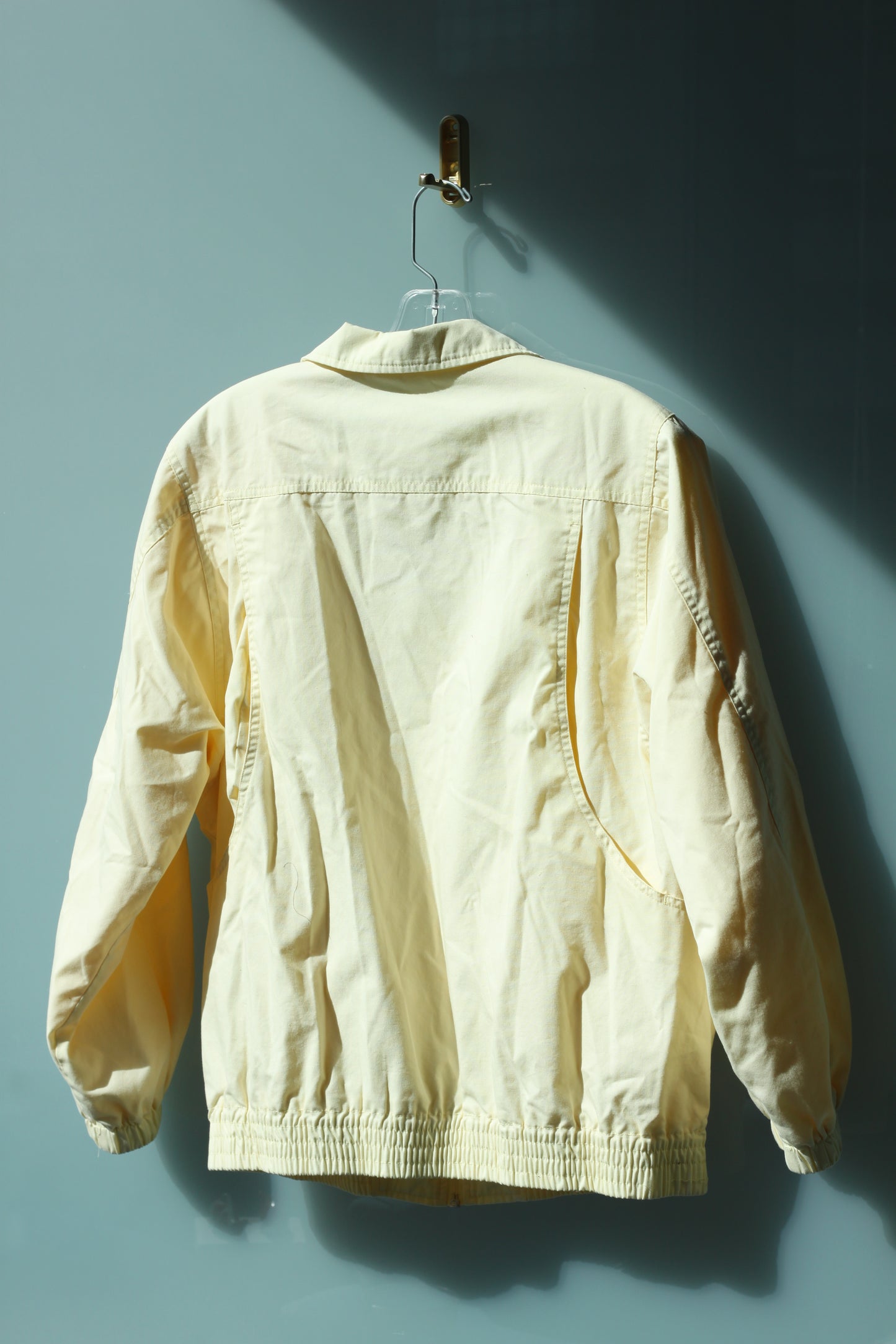 Butter Yellow Bomber Jacket