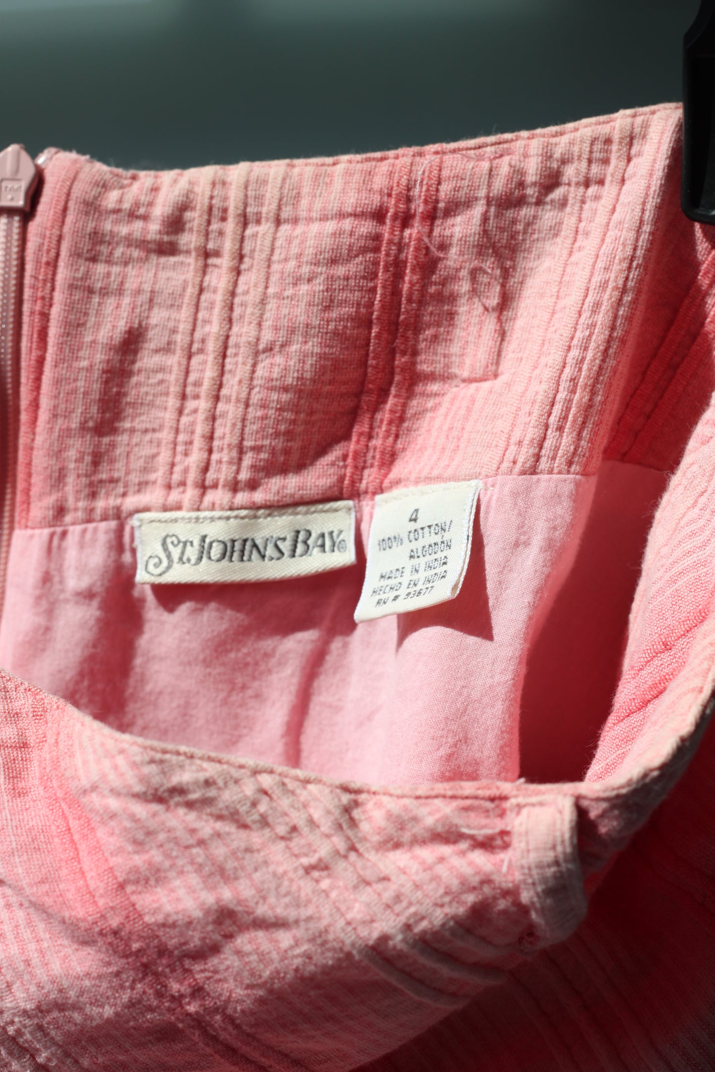 Vintage Shades of Pink Midi Skirt