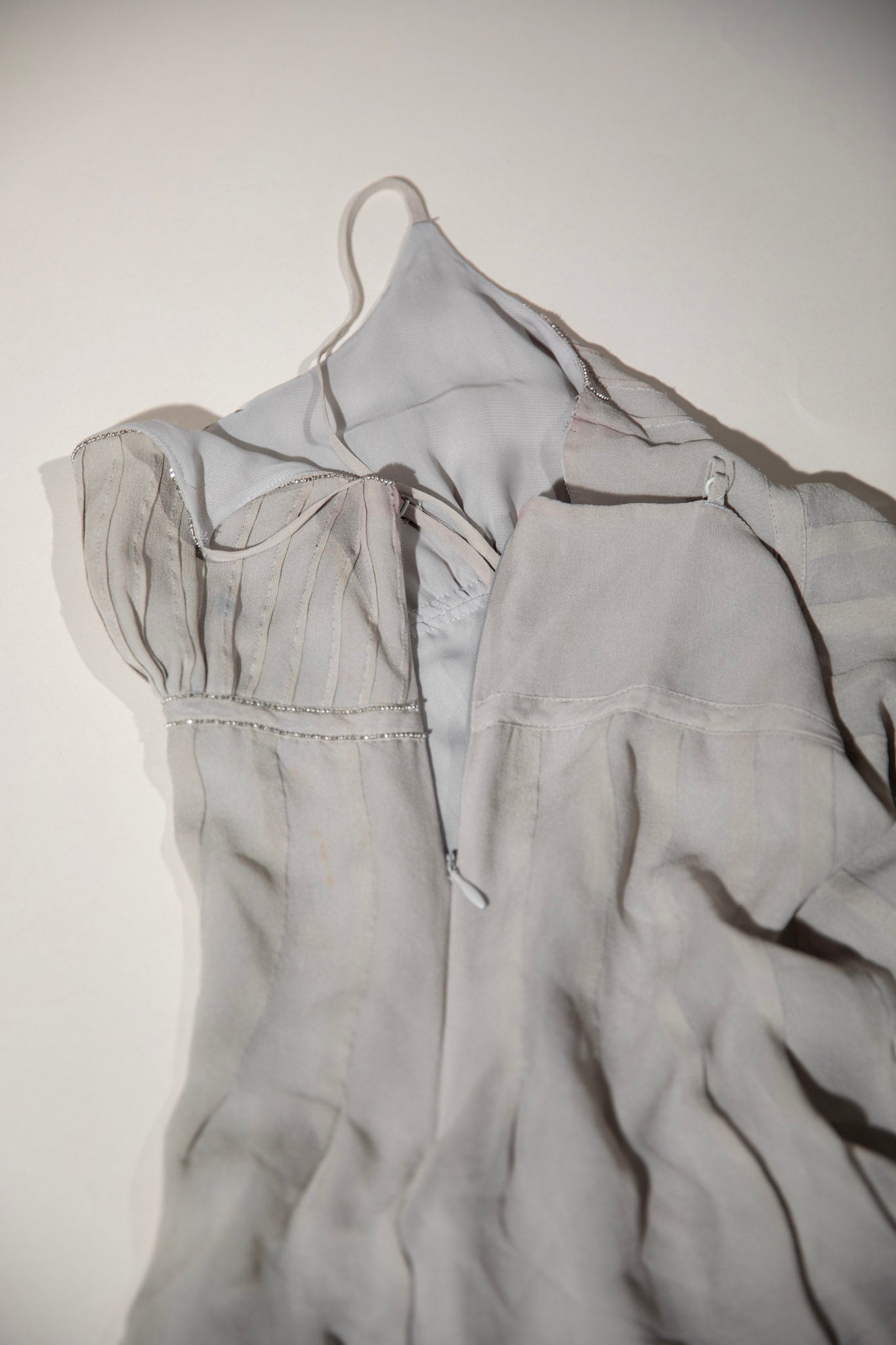 Gray Sparkle Beaded Camisole