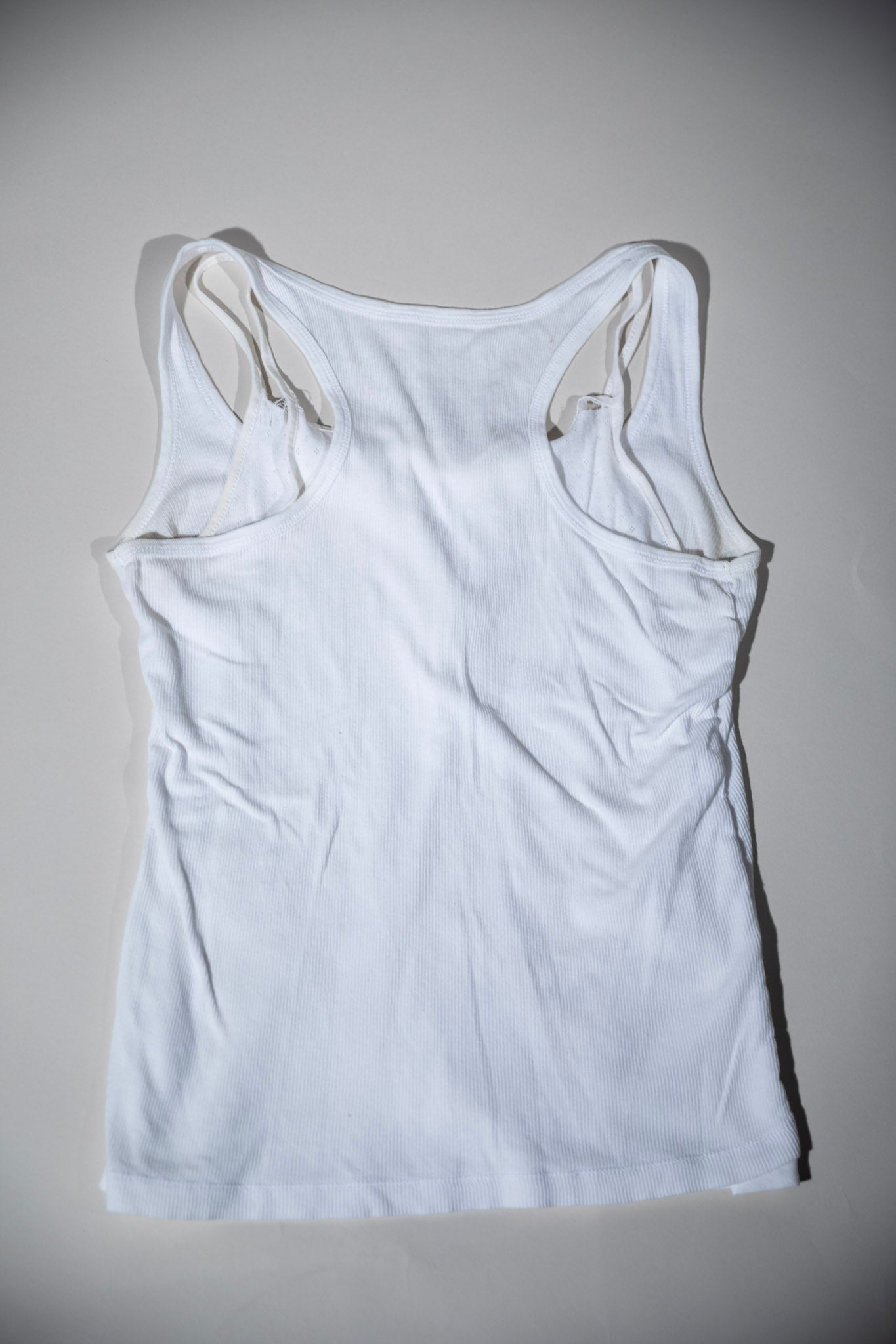 White Layered Tank Top