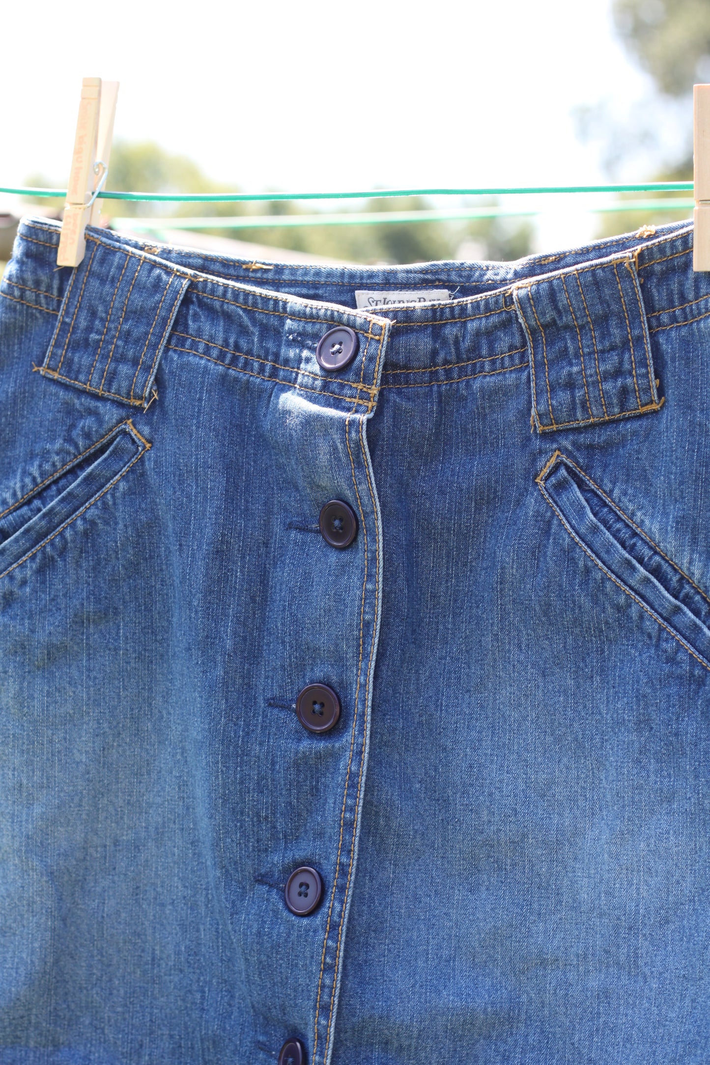 Vintage Button Up Skort