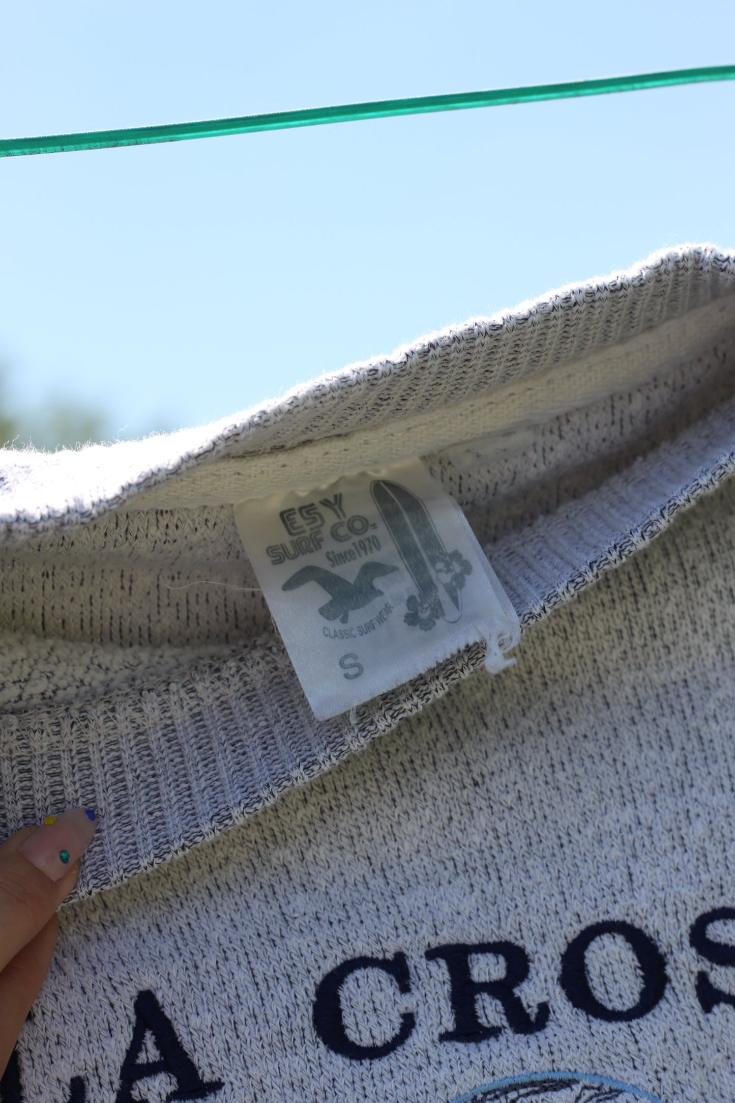 Embroidered La Crosse Crew Neck