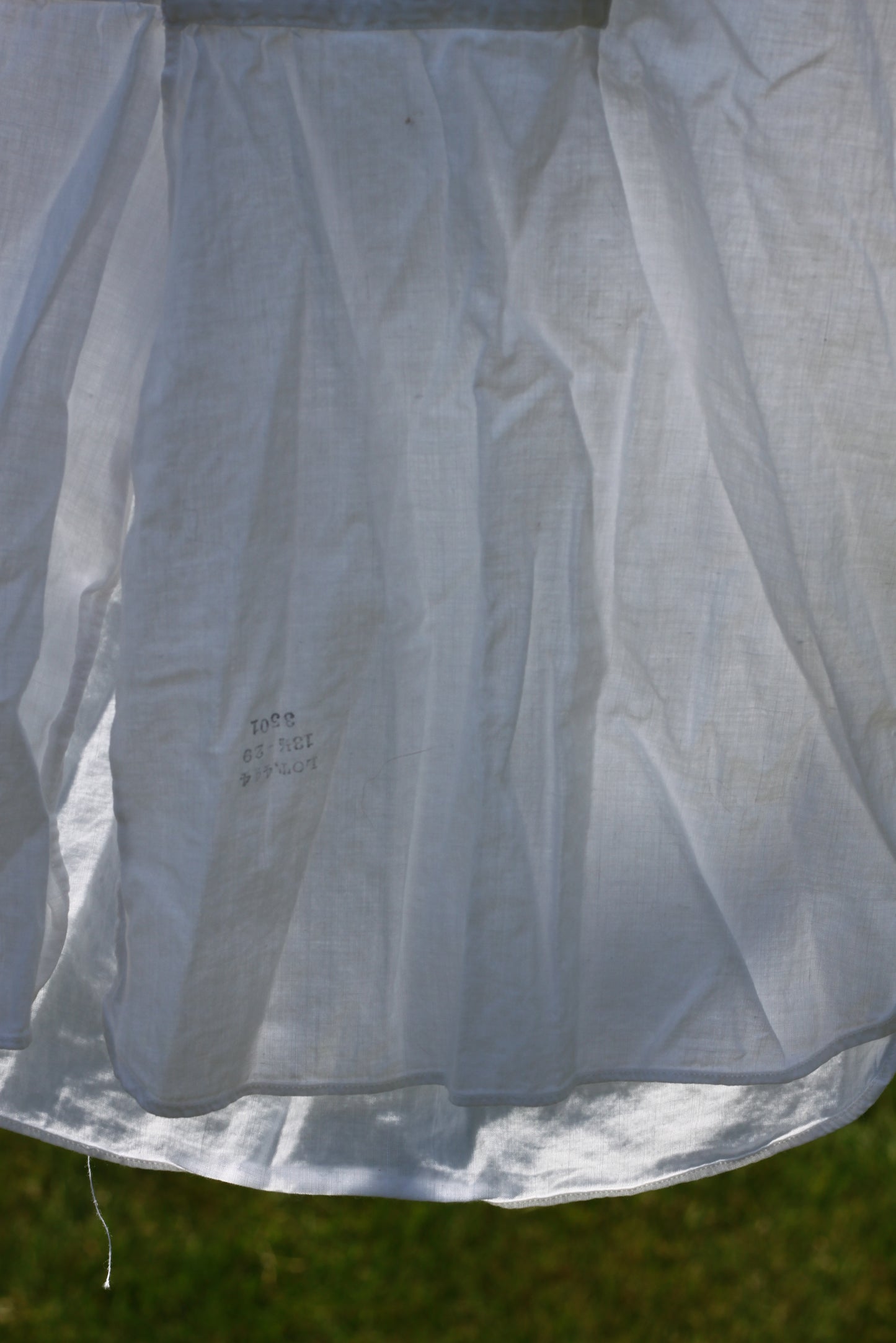White Vintage Linen Blouse