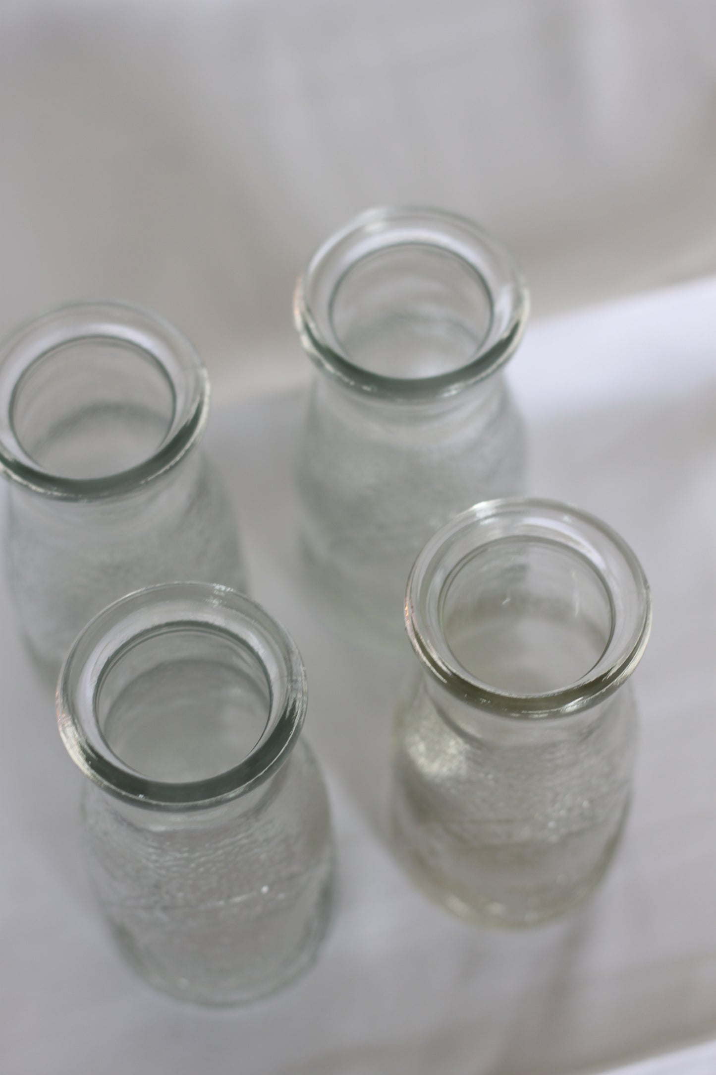 Vintage Milk Bottles (set of 4)