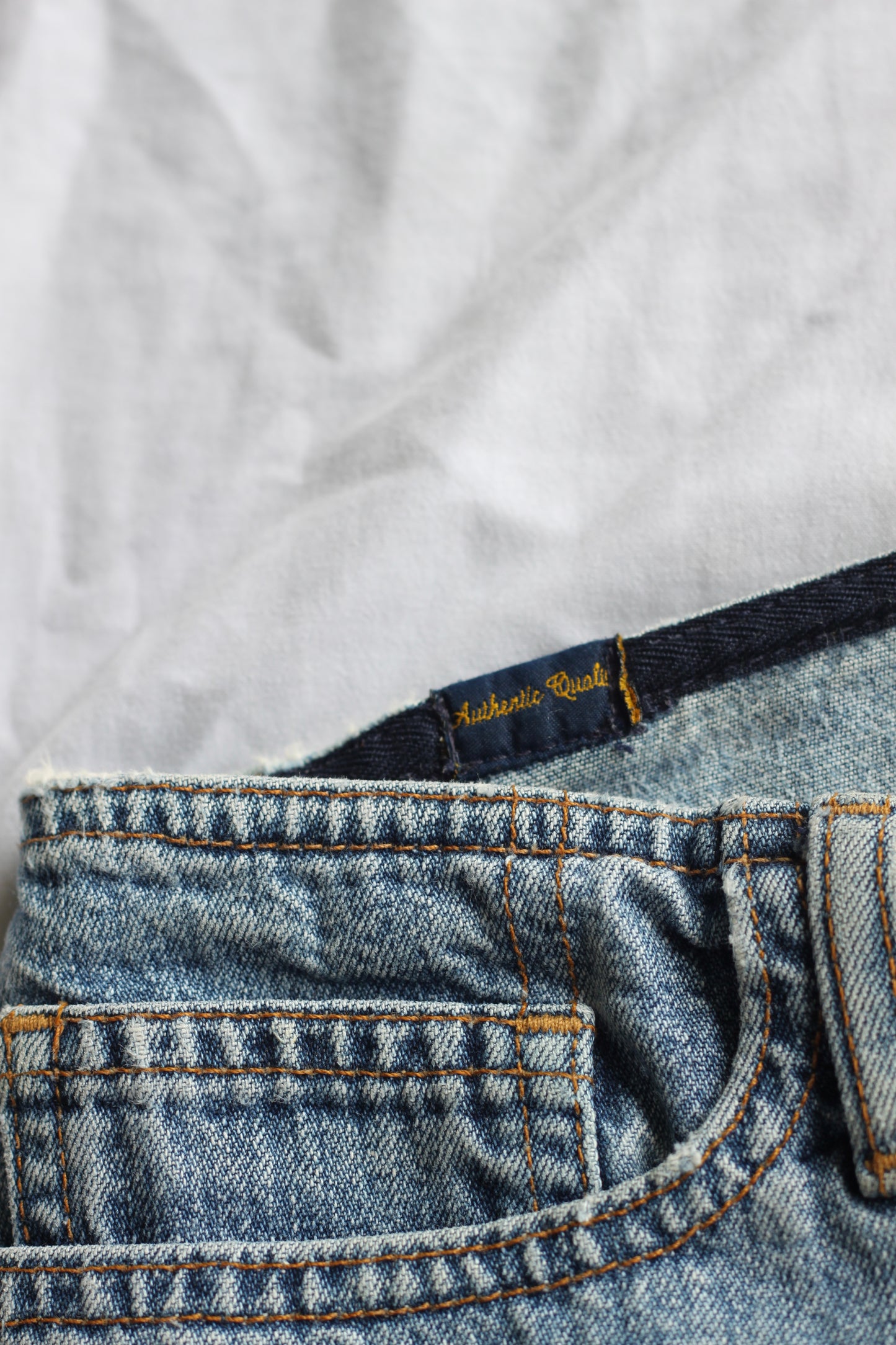 Vintage Washed Abercrombie Mini Jean Shorts