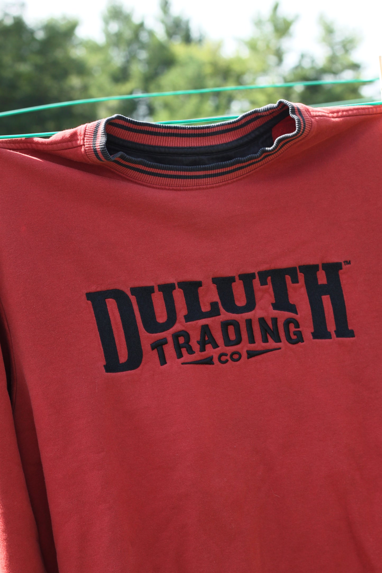 Rustic Red Oversize Crewneck