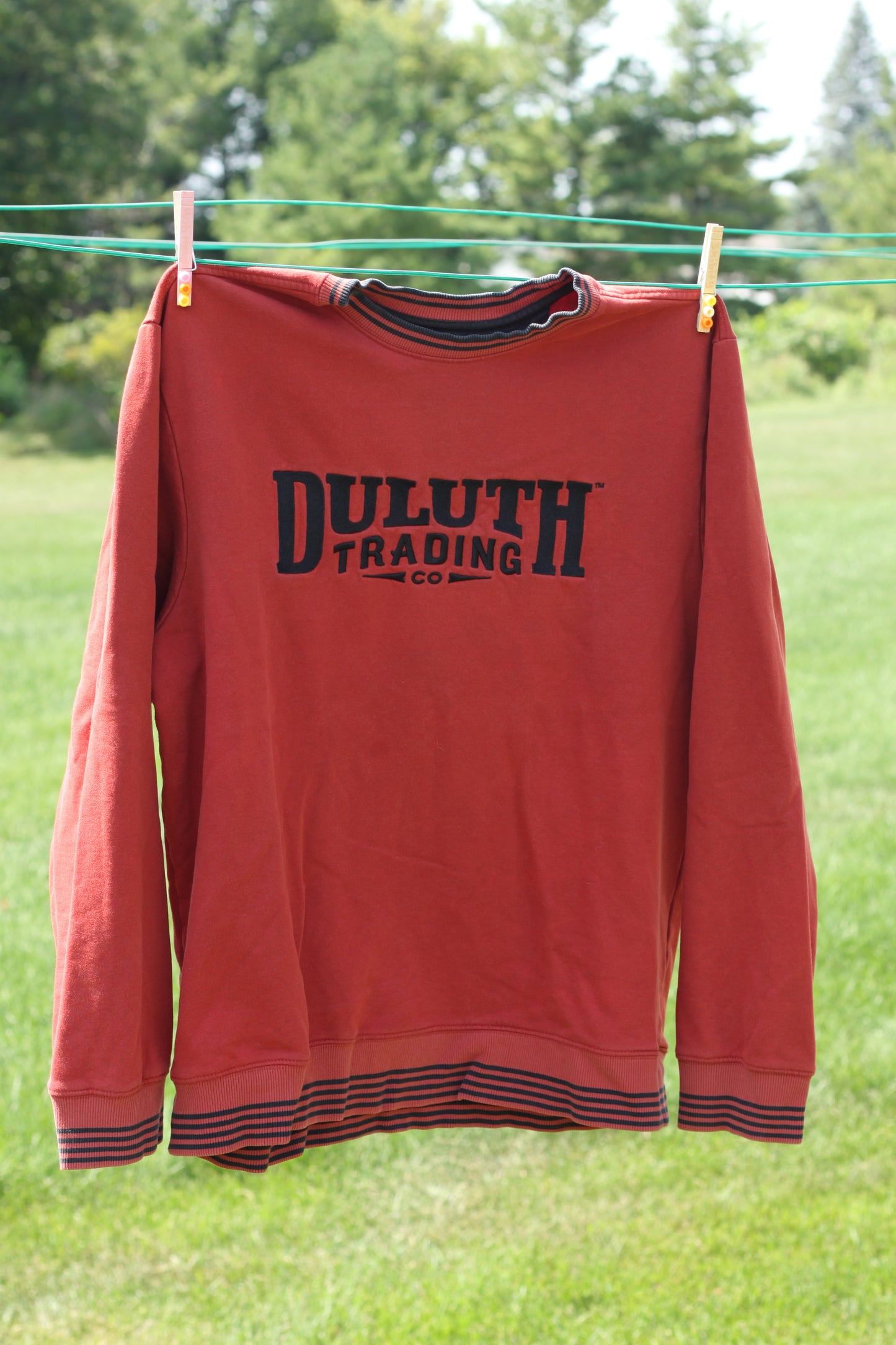 Rustic Red Oversize Crewneck