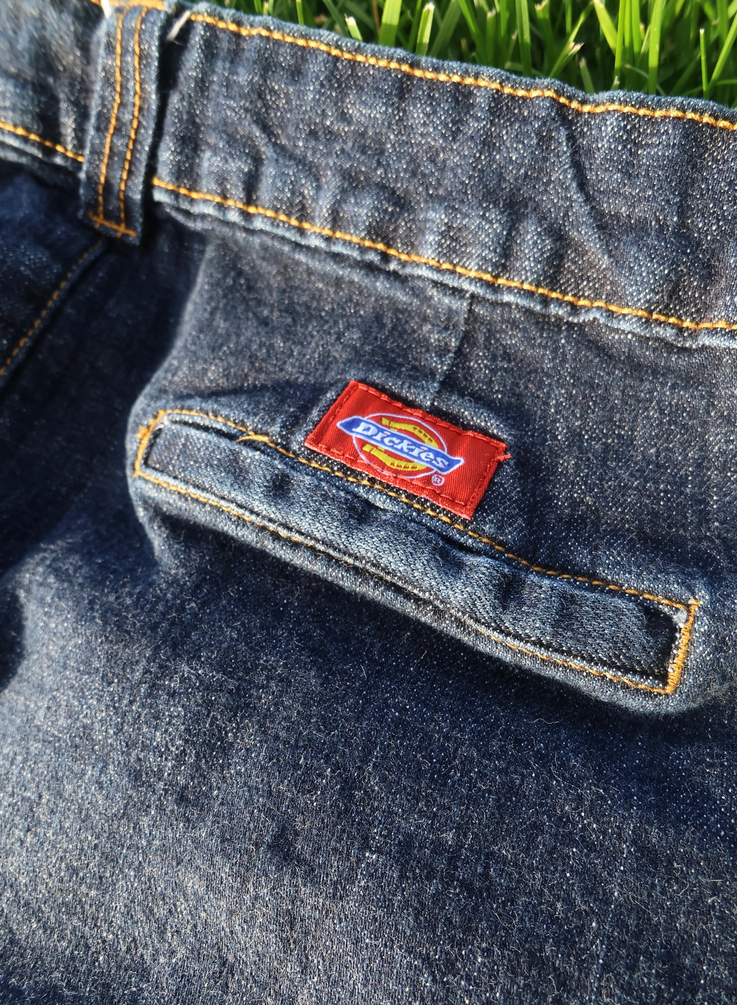 Dickies Dark Denim Mini Skirt