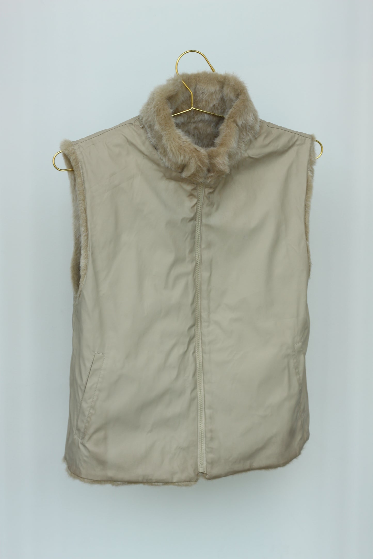 Faux Fur Reversible Vest