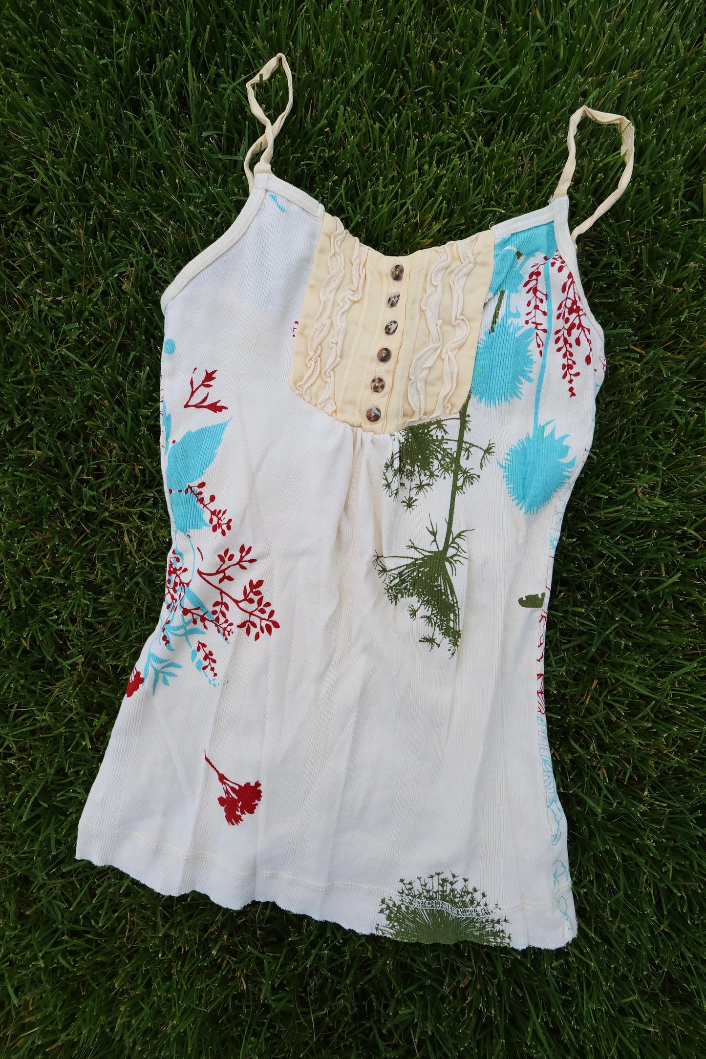 2000s Fun Button Camisole