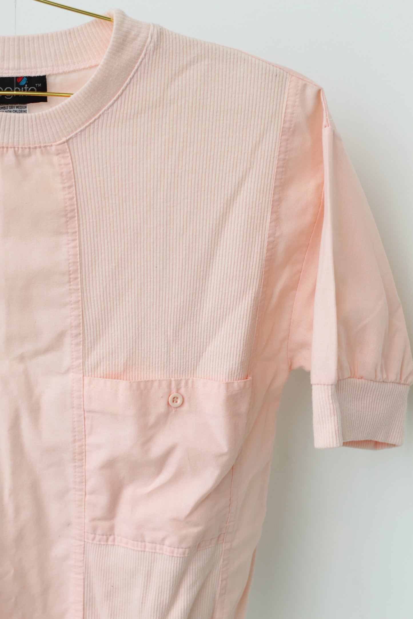 Light Pink Retro Tee