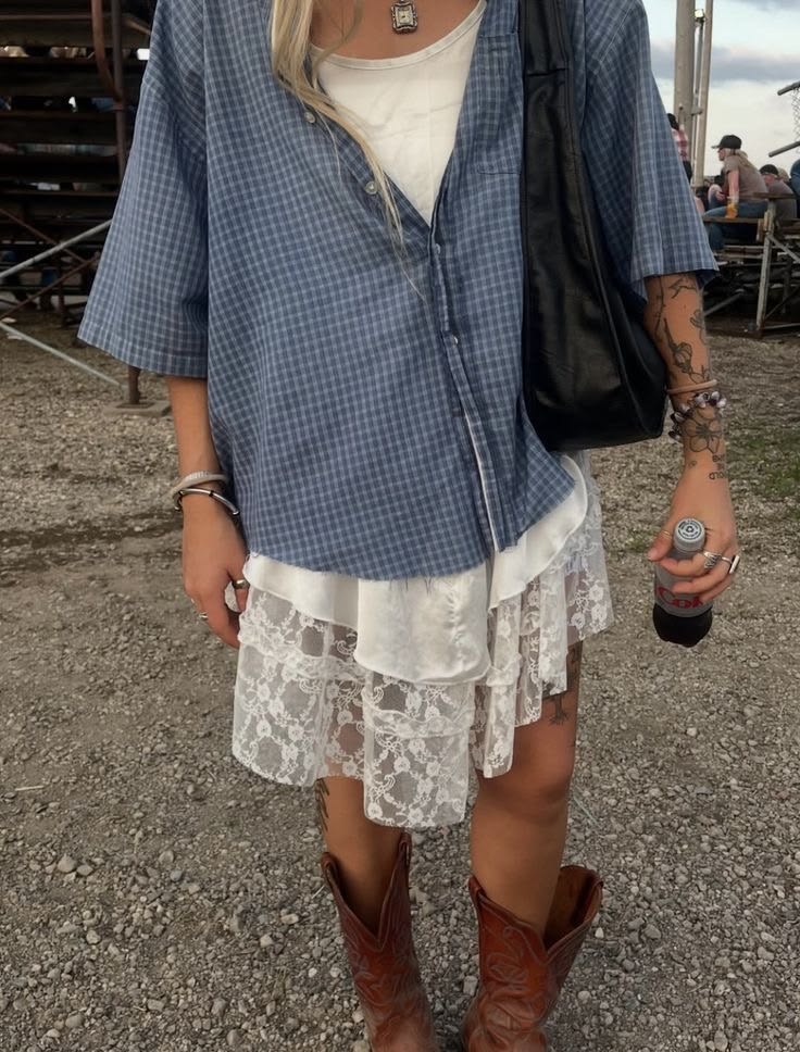 Marina Staple Tie Flannel Blouse