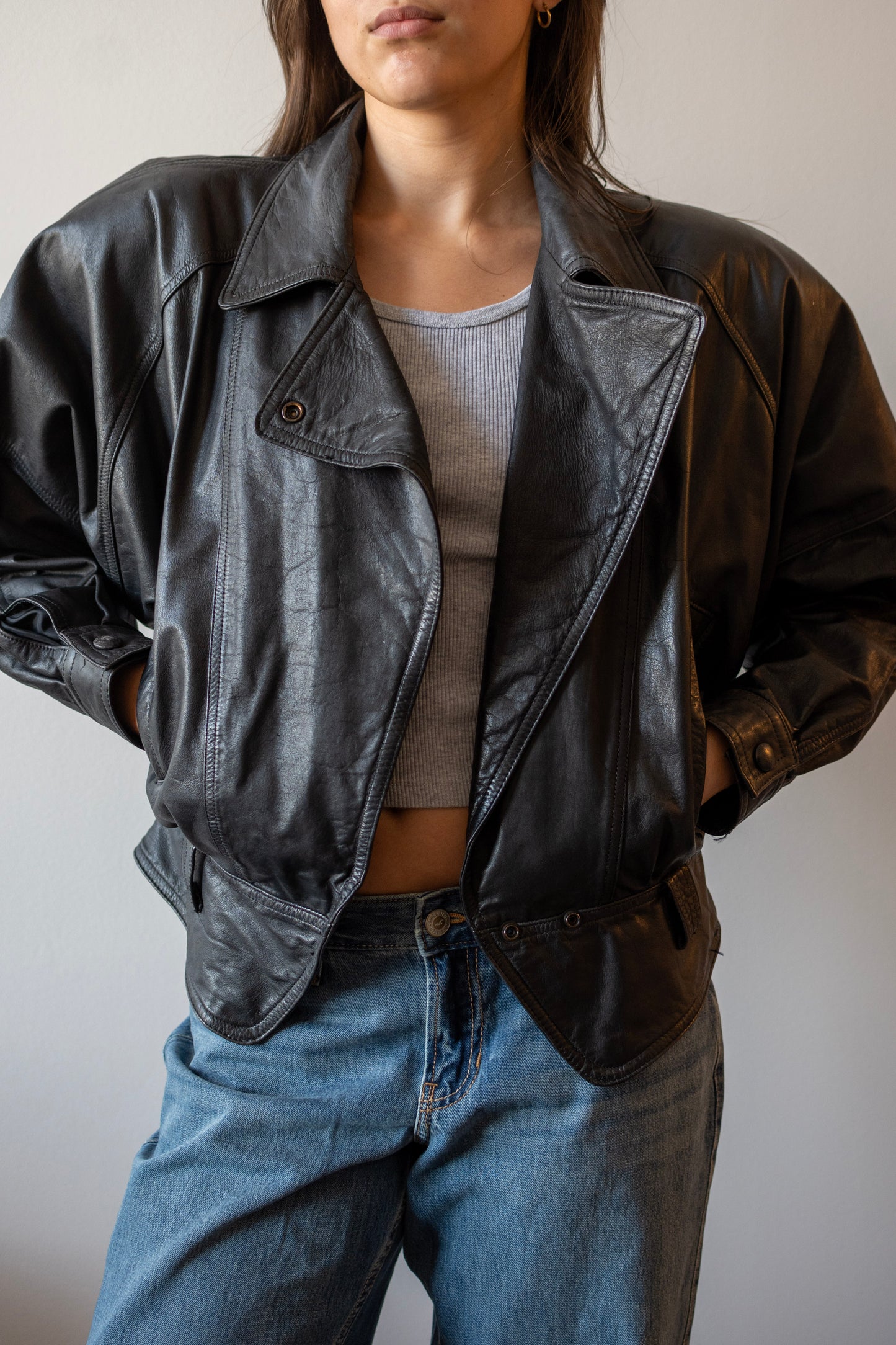 Genuine Leather Vintage Paris Sport Coat