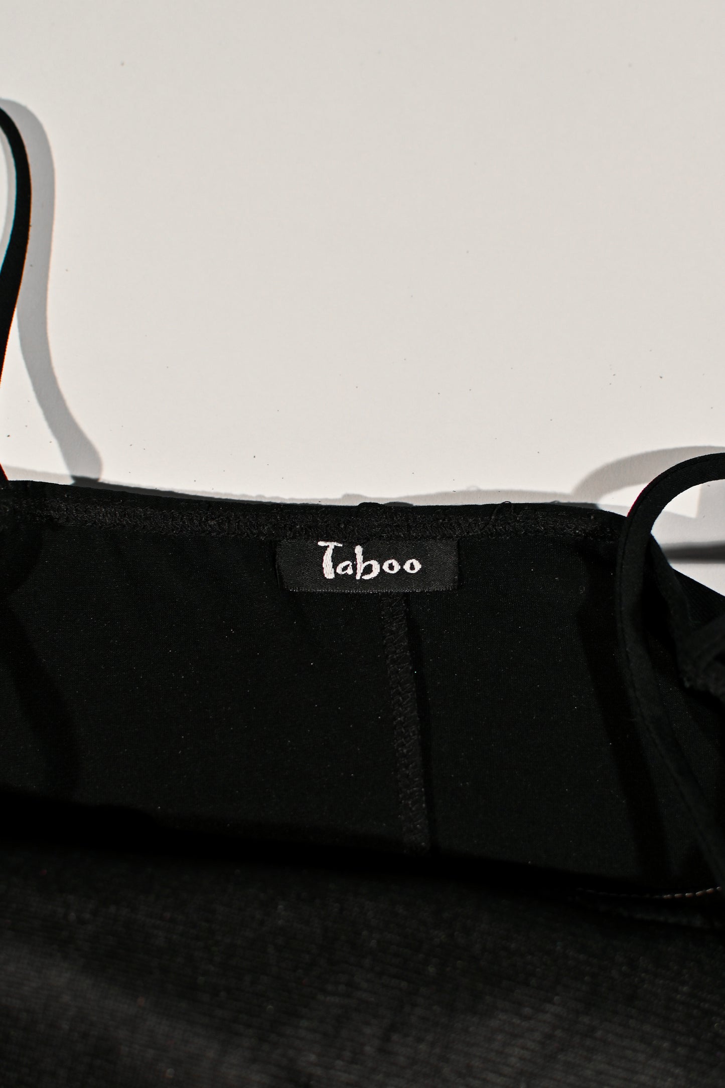 Black and Silk Bow Taboo Tank