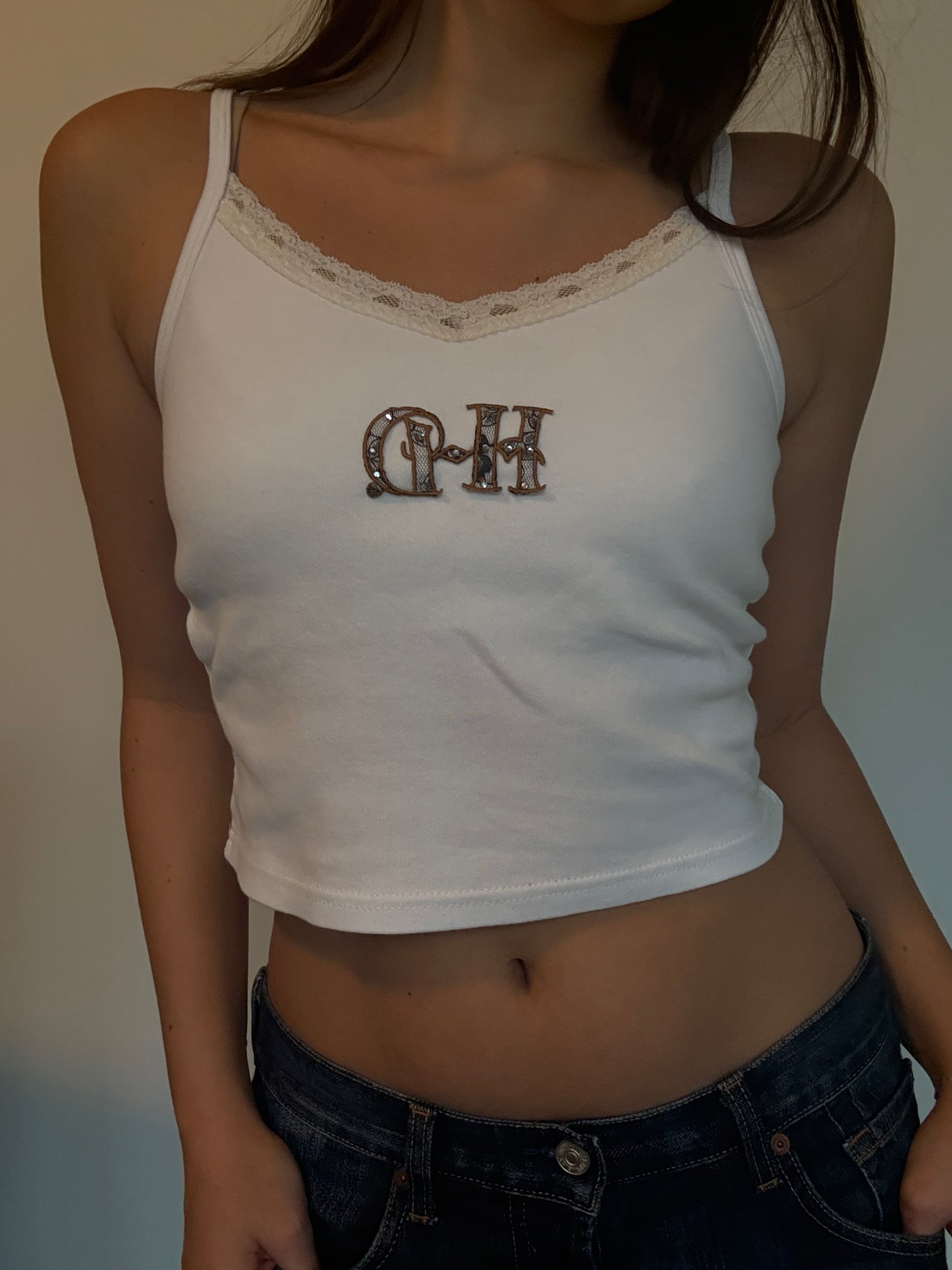 Harley Davidson Studded Crop Cami