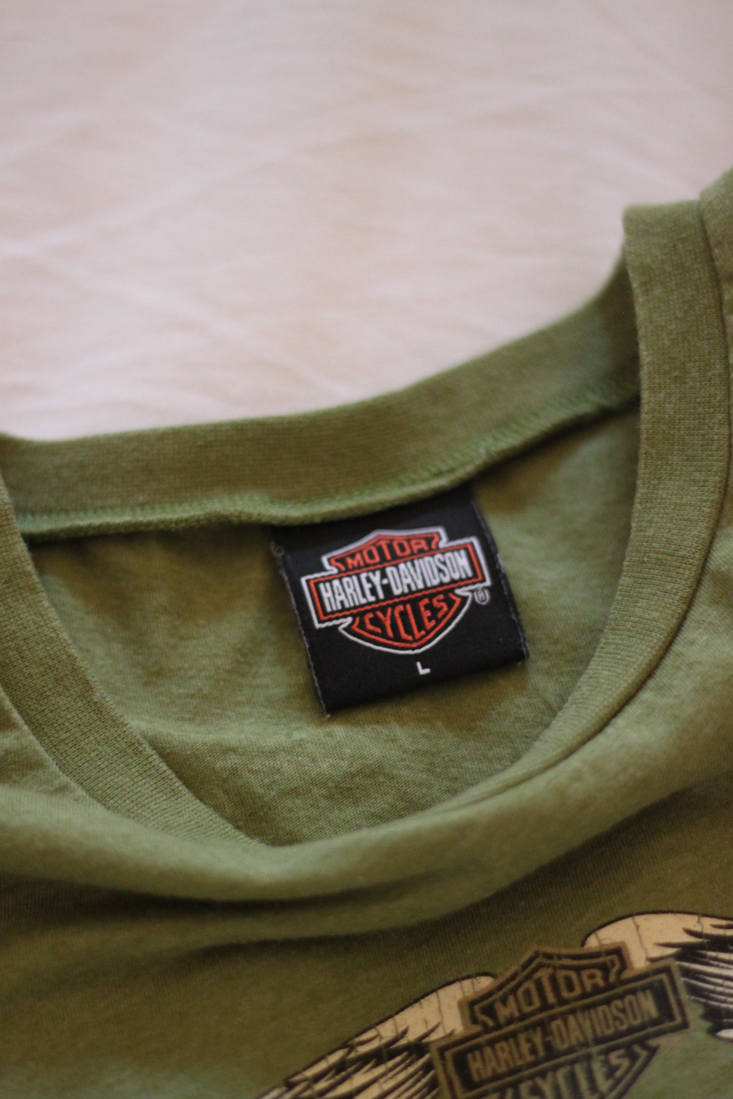 Green Harley Baby Tee