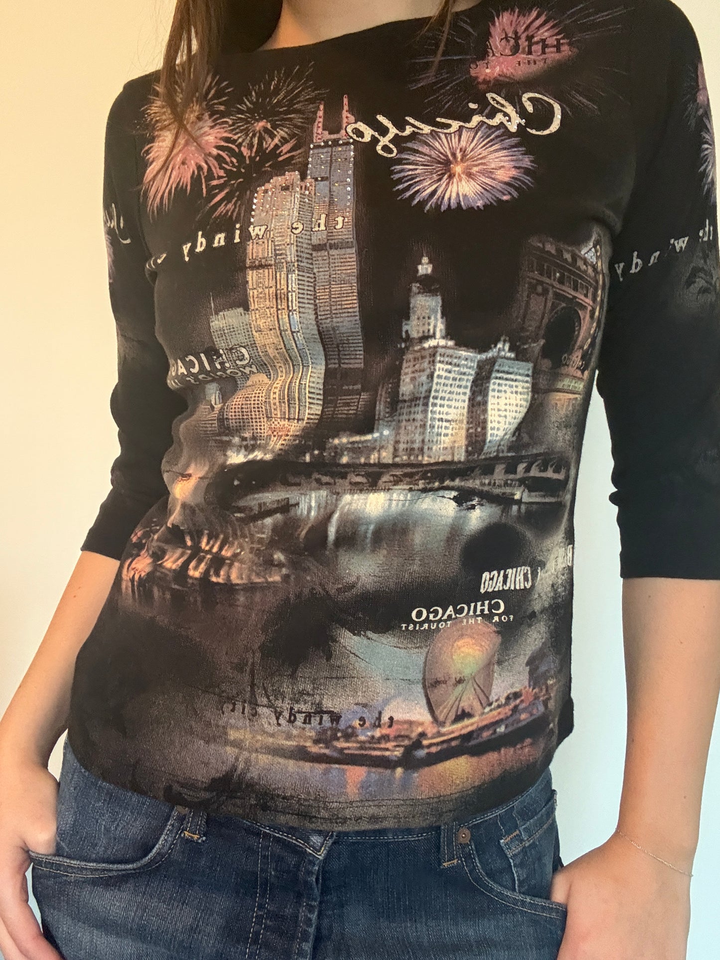 The Most Fun Y2K Chicago Quarter Sleeve