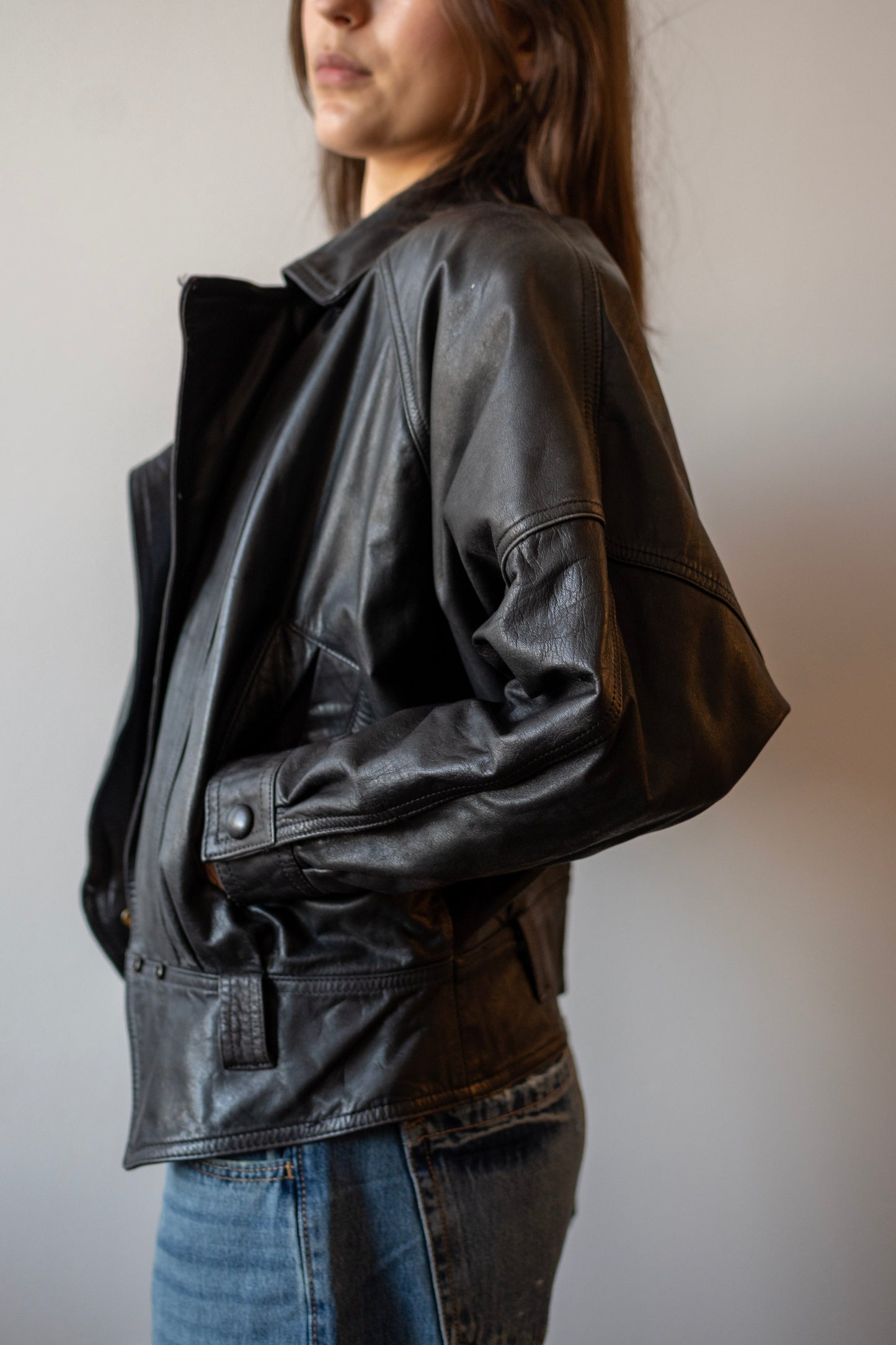 Genuine Leather Vintage Paris Sport Coat