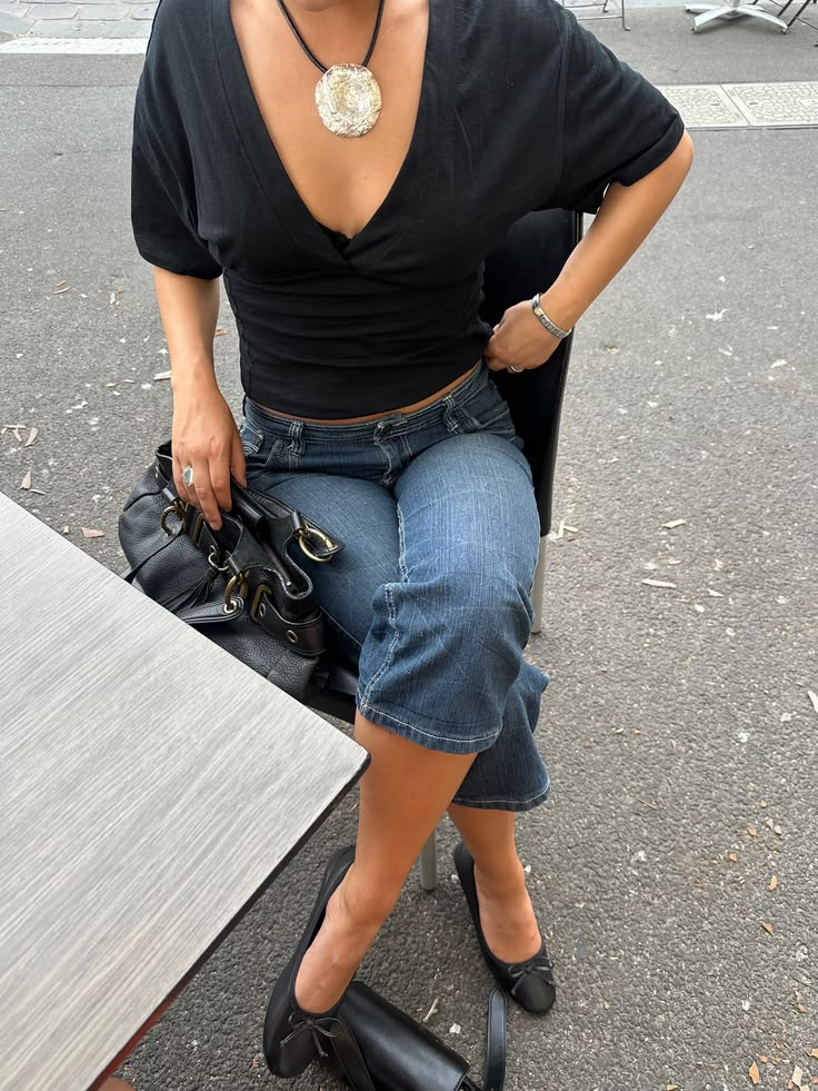 Eddie Bauer Dark Denim Capris