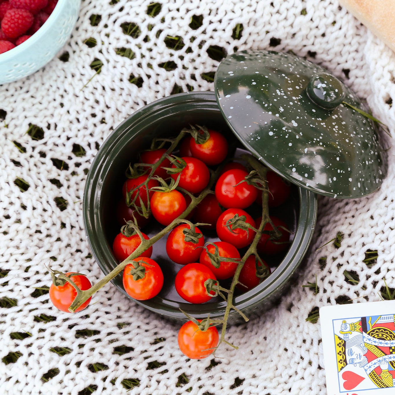 Lake Side Ceramic Container