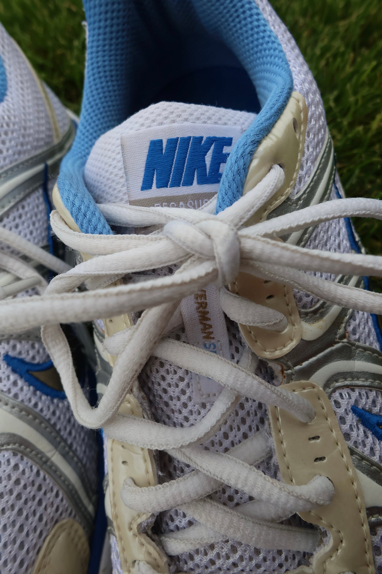 Old School Blue and Yellow Tennis Shoes