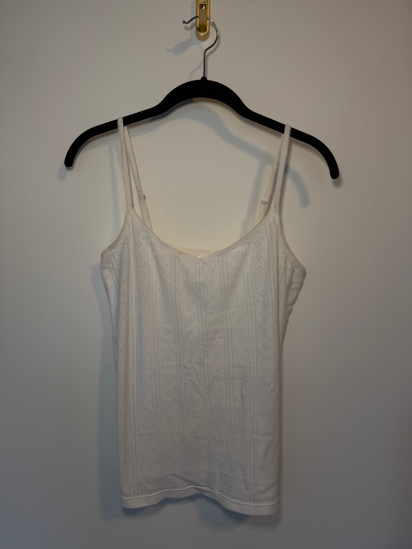 The Perfect White Coquette Tank
