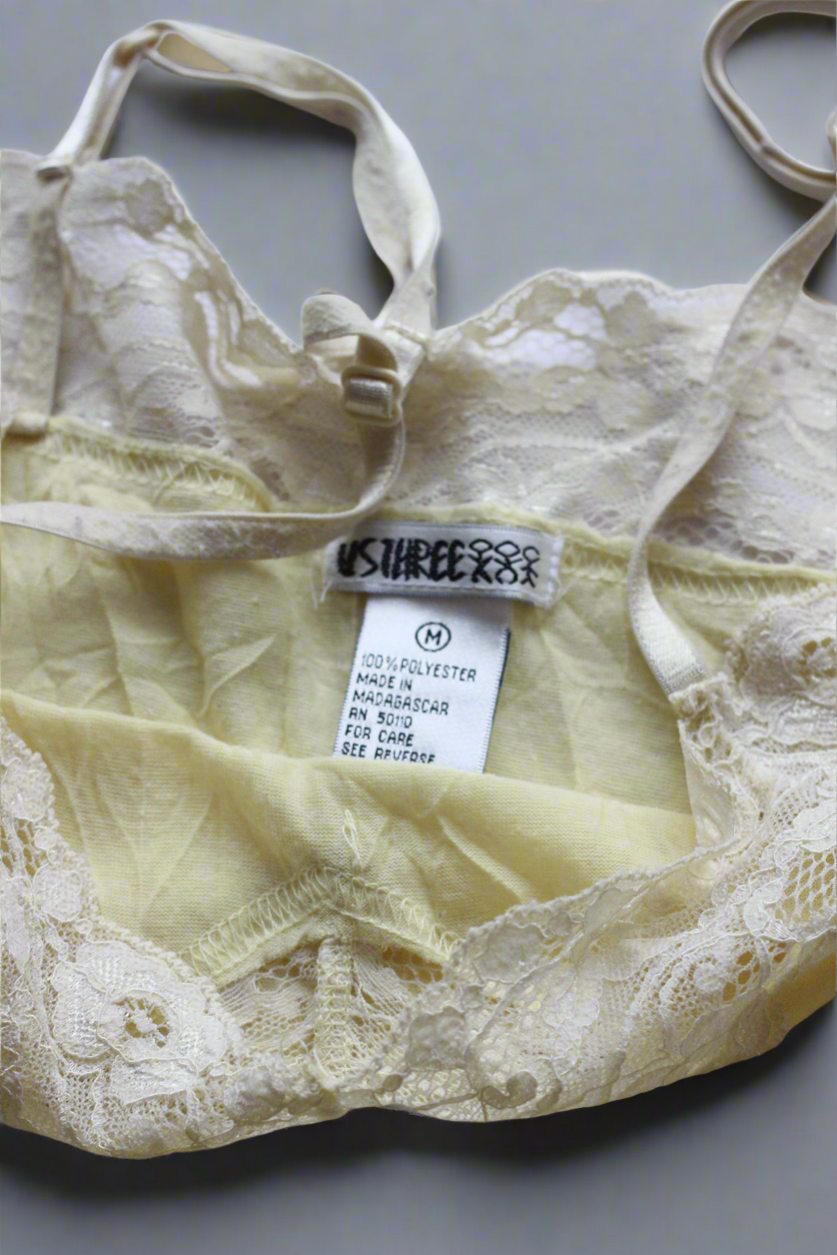 Vintage Butter Yellow Camisole