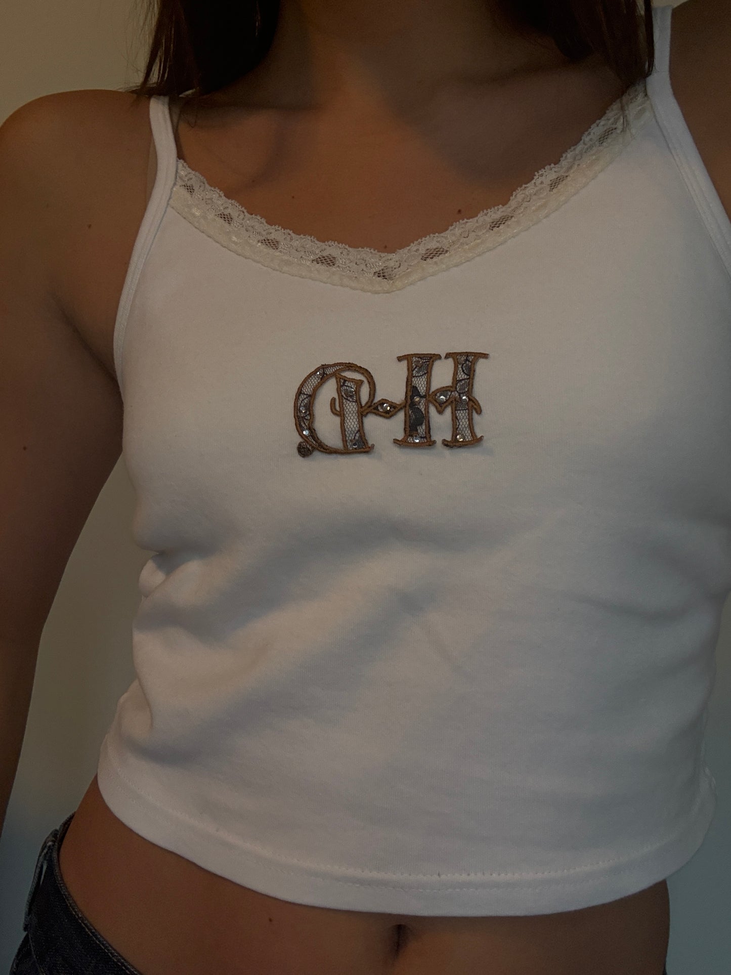 Harley Davidson Studded Crop Cami