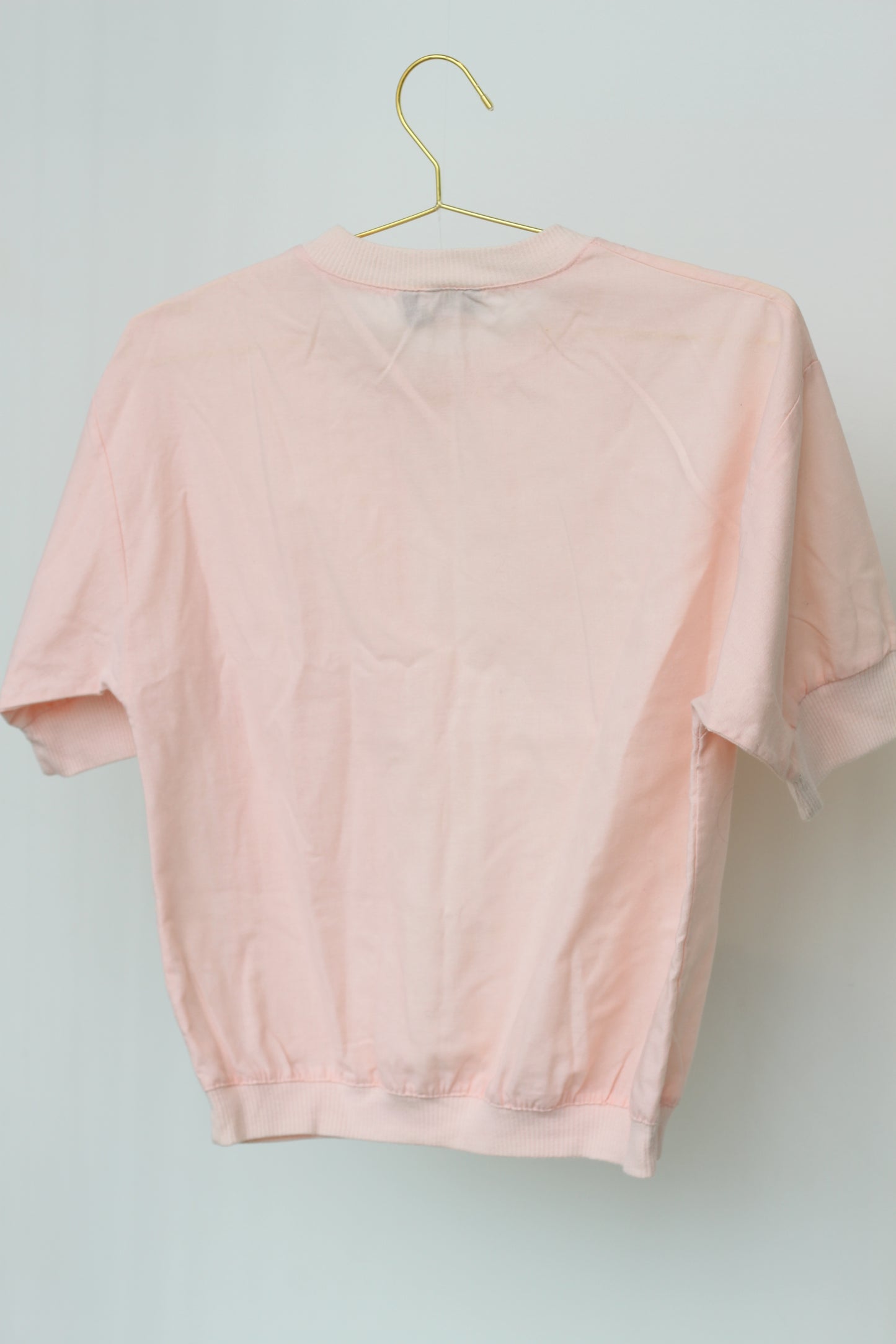Light Pink Retro Tee