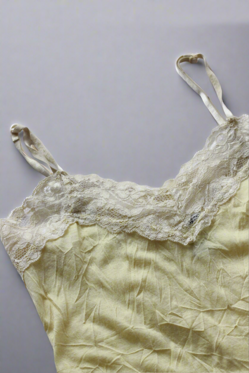Vintage Butter Yellow Camisole