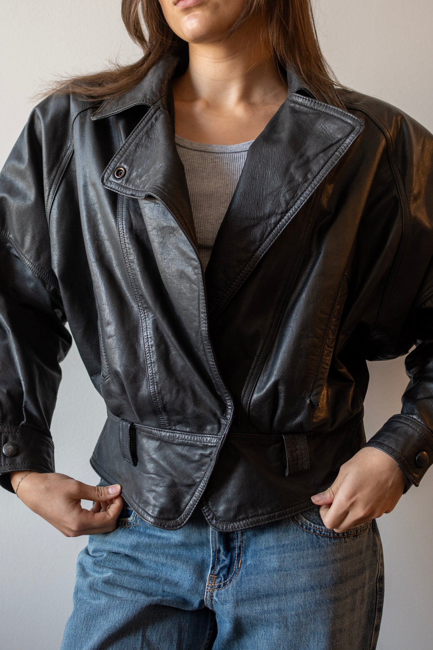 Genuine Leather Vintage Paris Sport Coat