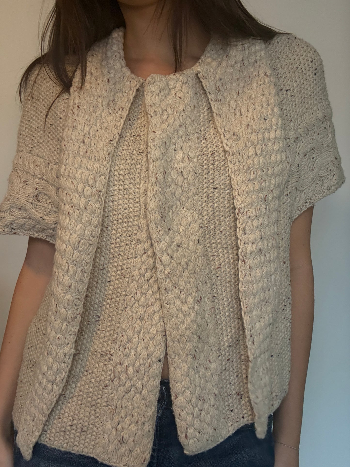 Thick and Fun T-Shirt Cardigan