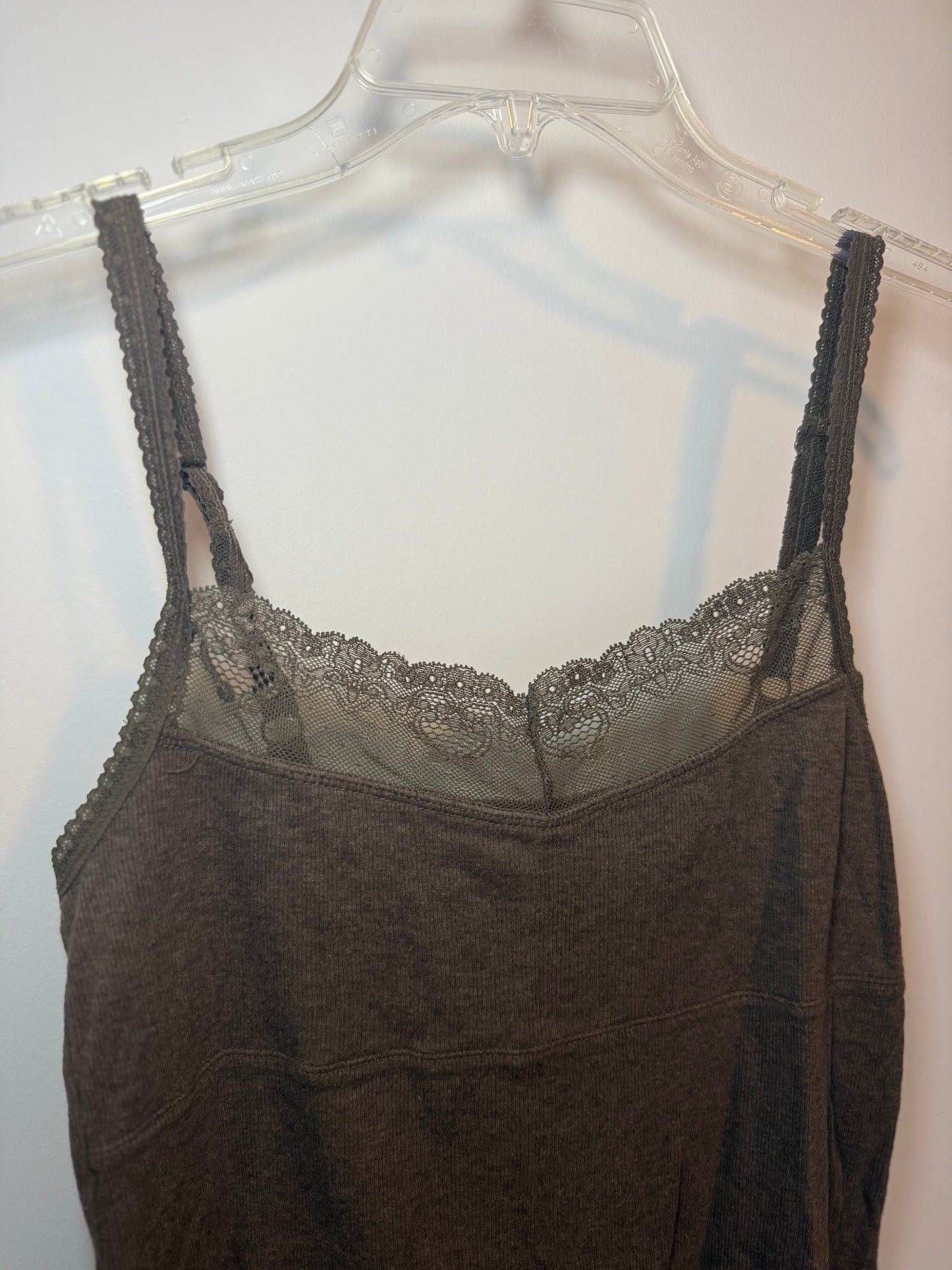 Vintage Brown Lace Cami