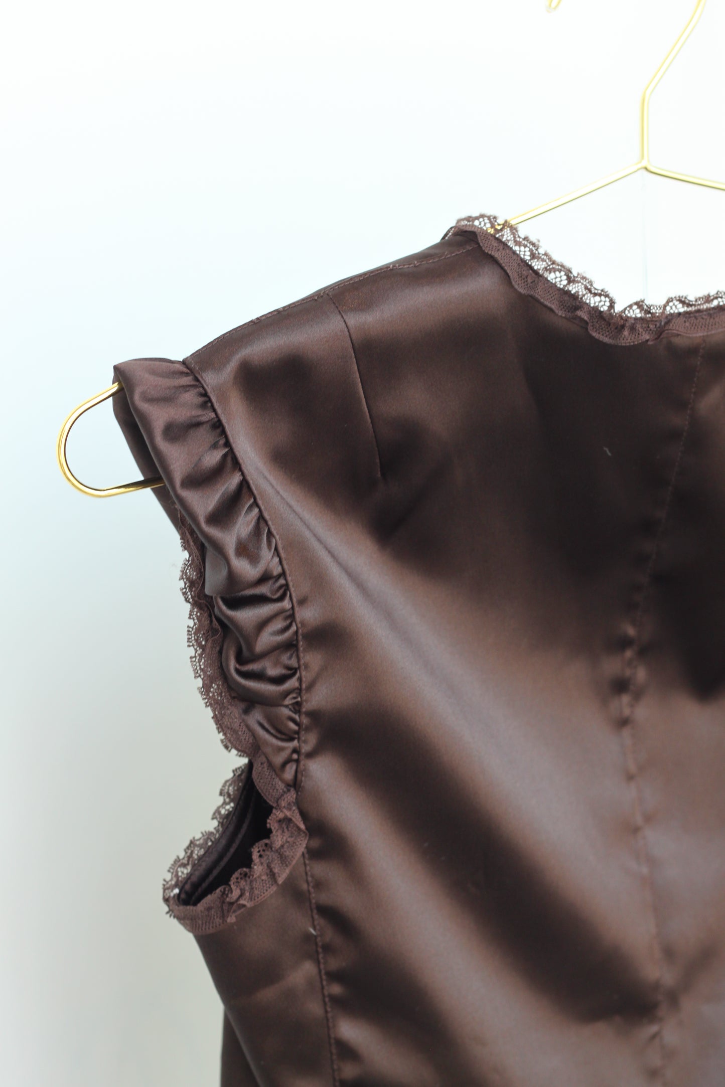 Vintage Babydoll Lace Up Blouse