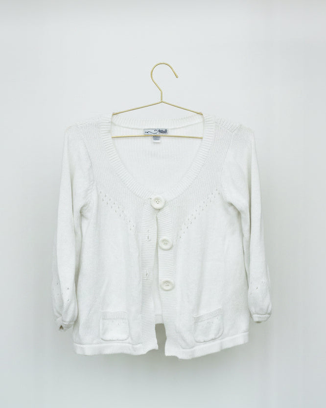 Vintage Big Button Cardigan