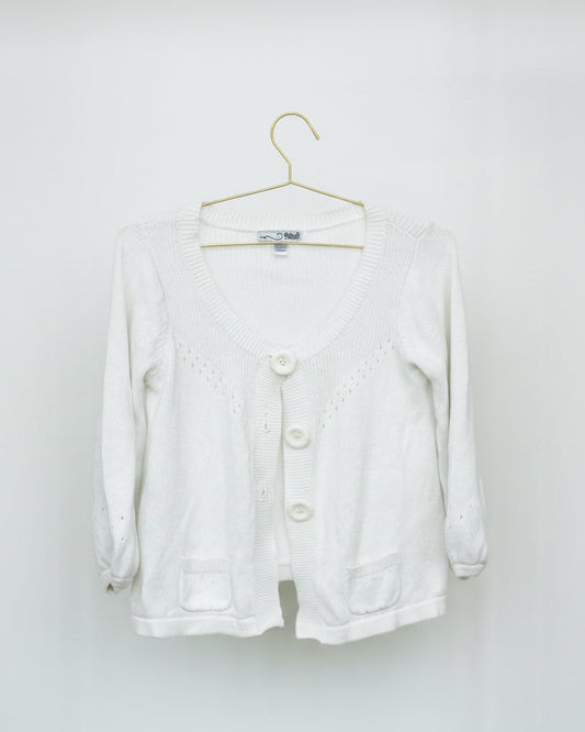 Vintage Big Button Cardigan