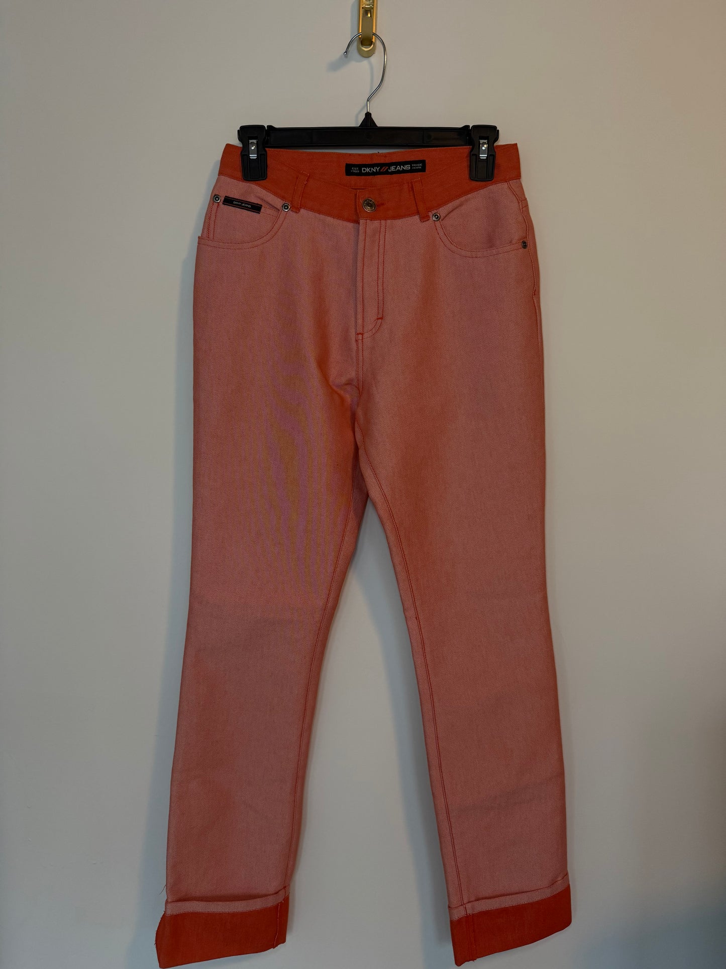 DKNY Orange Fashion Jeans
