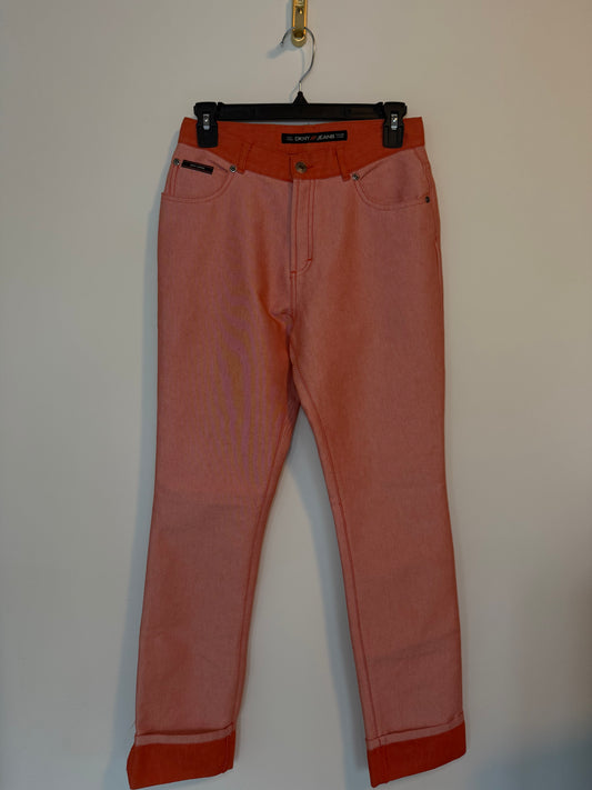 DKNY Orange Fashion Jeans