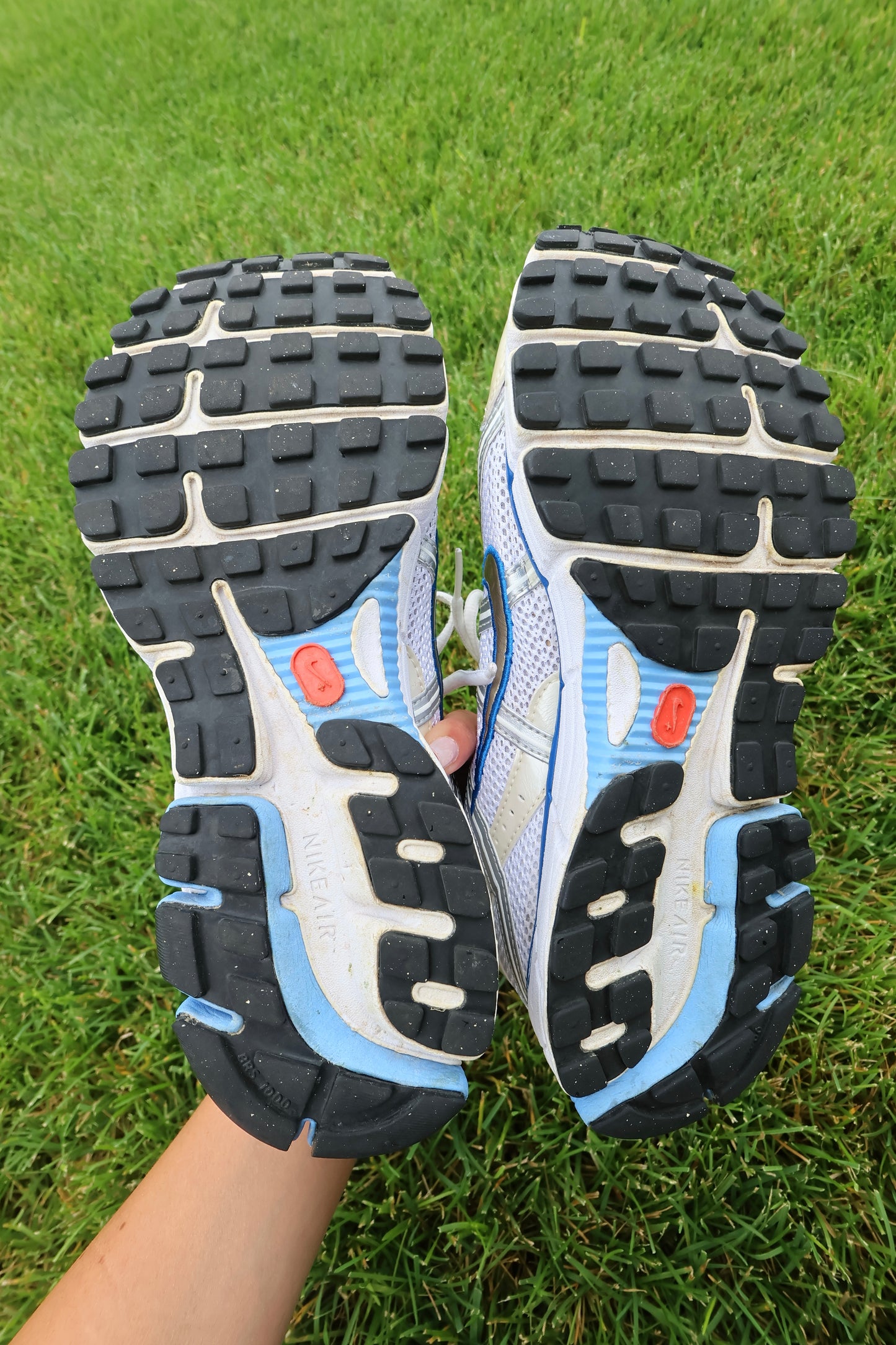 Old School Blue and Yellow Tennis Shoes