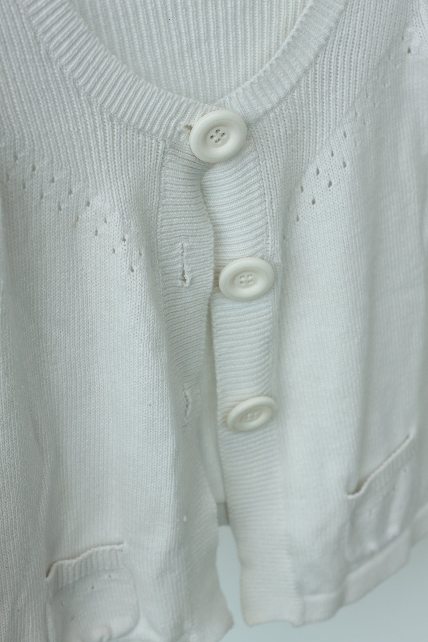 Vintage Big Button Cardigan