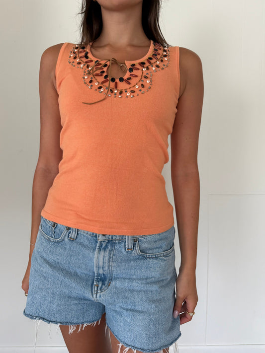 Vintage Coastal Cowgirl Tank Top