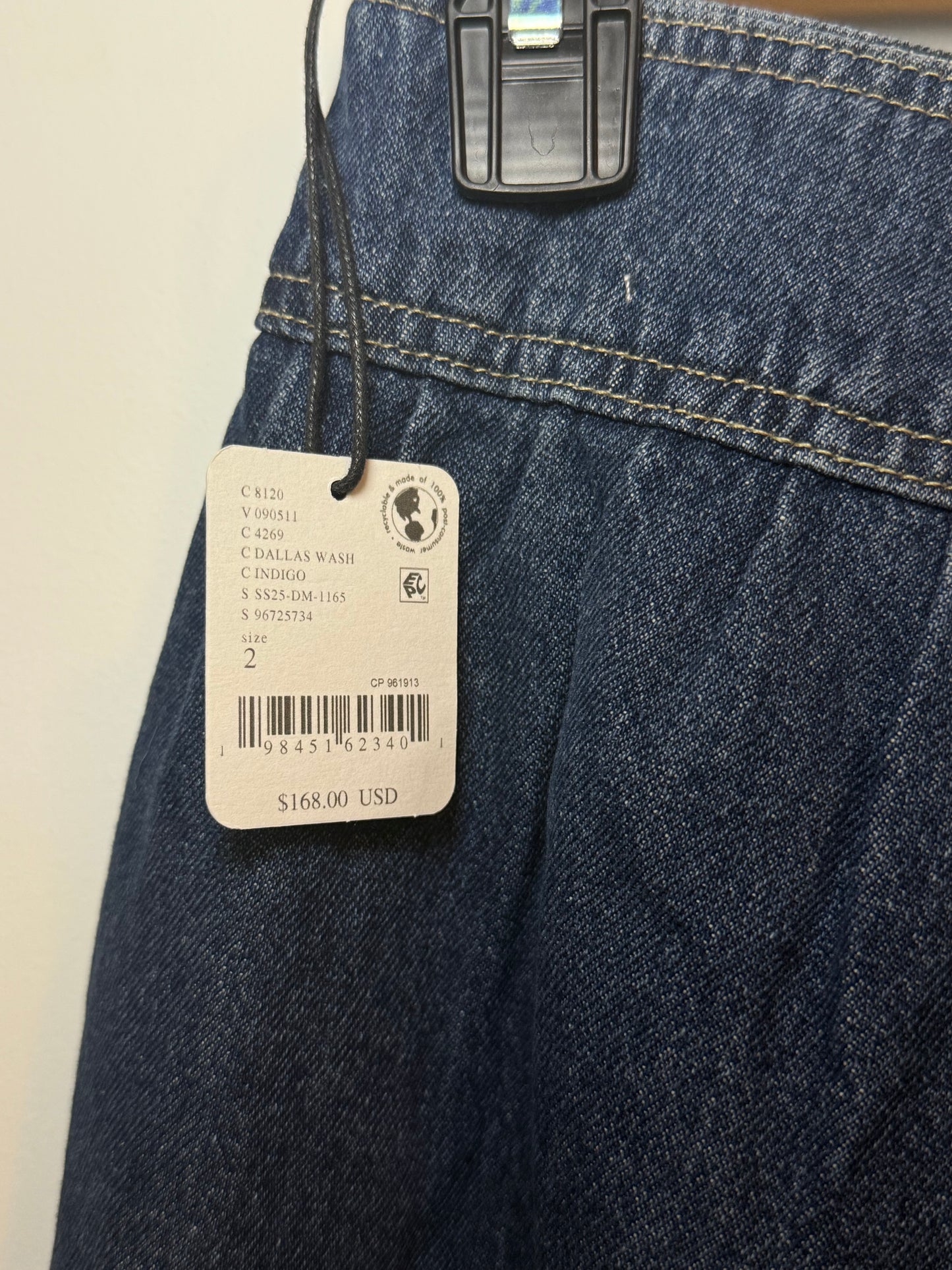 Damson Madder Midi Denim Skirt