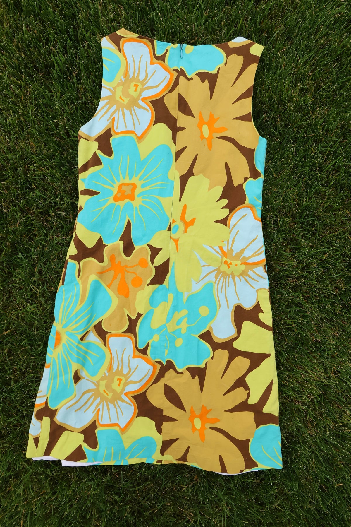 Vintage High Neck Retro Dress