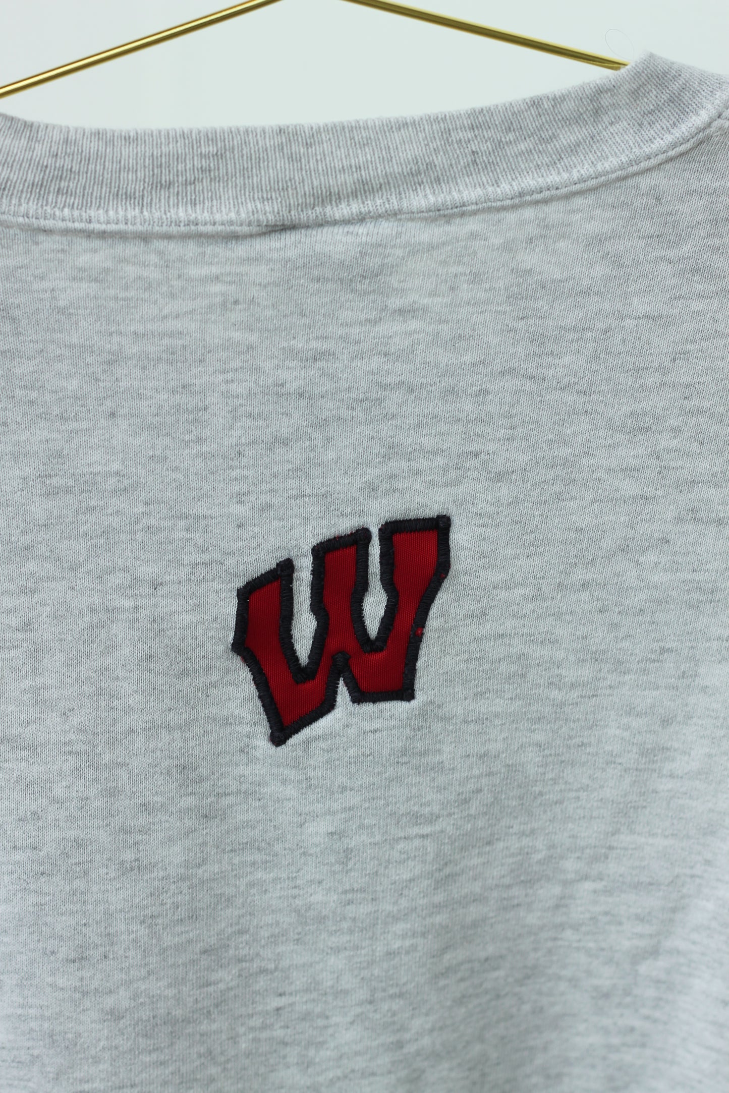 Vintage Wisconsin Rose Bowl Embroidered Crew Neck