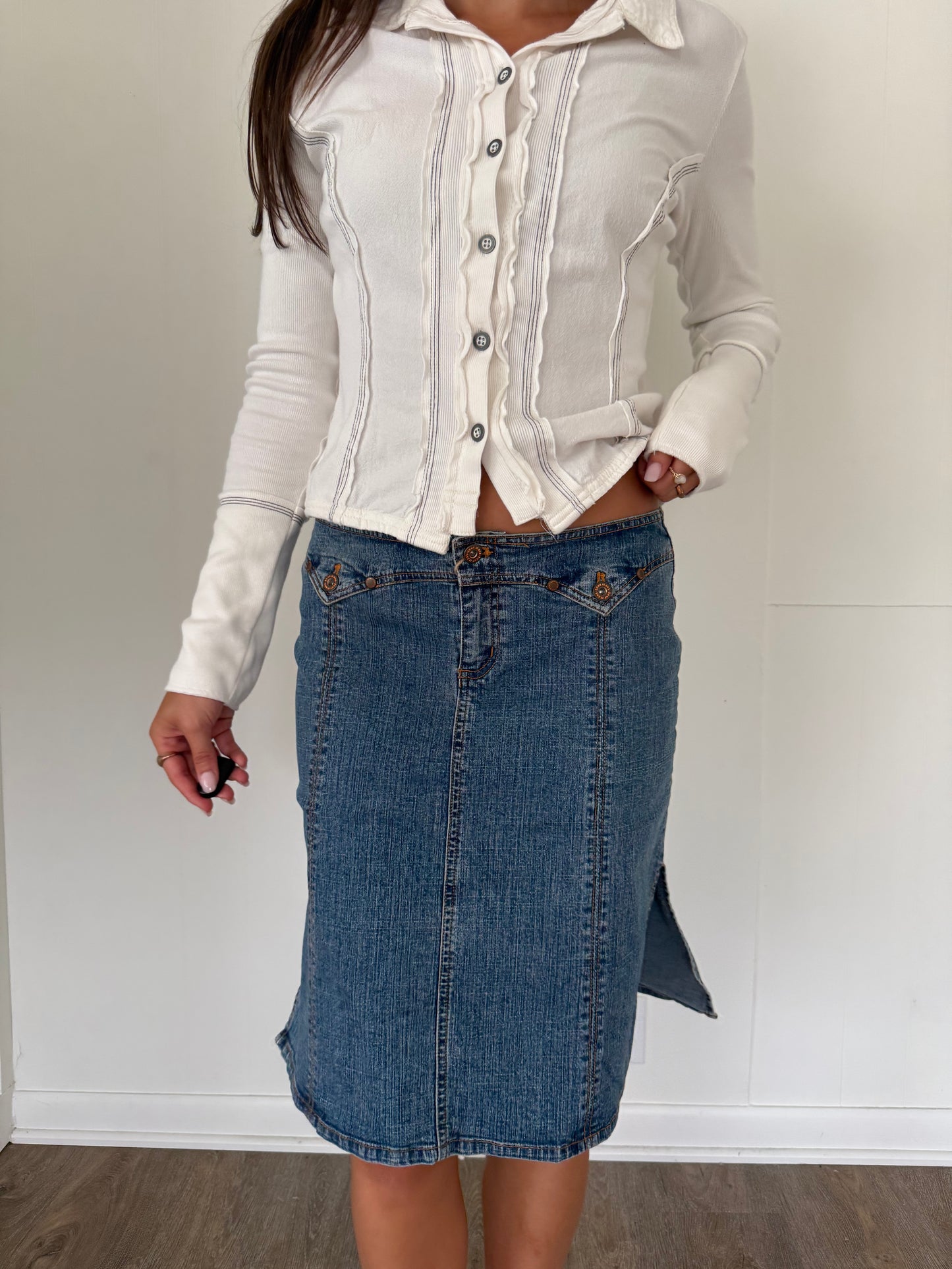DKNY Jeans Versatile Midi Skirt
