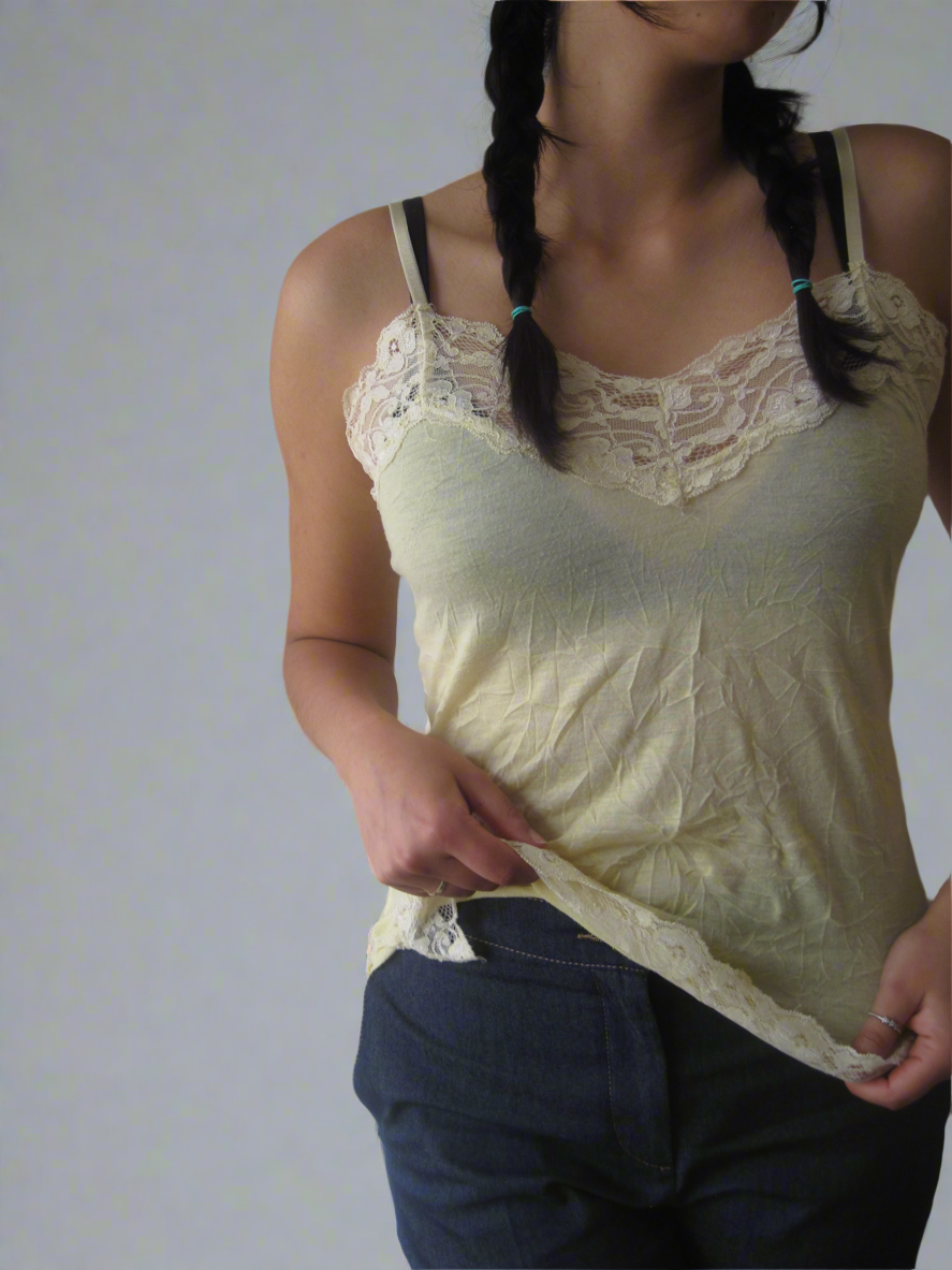 Vintage Butter Yellow Camisole