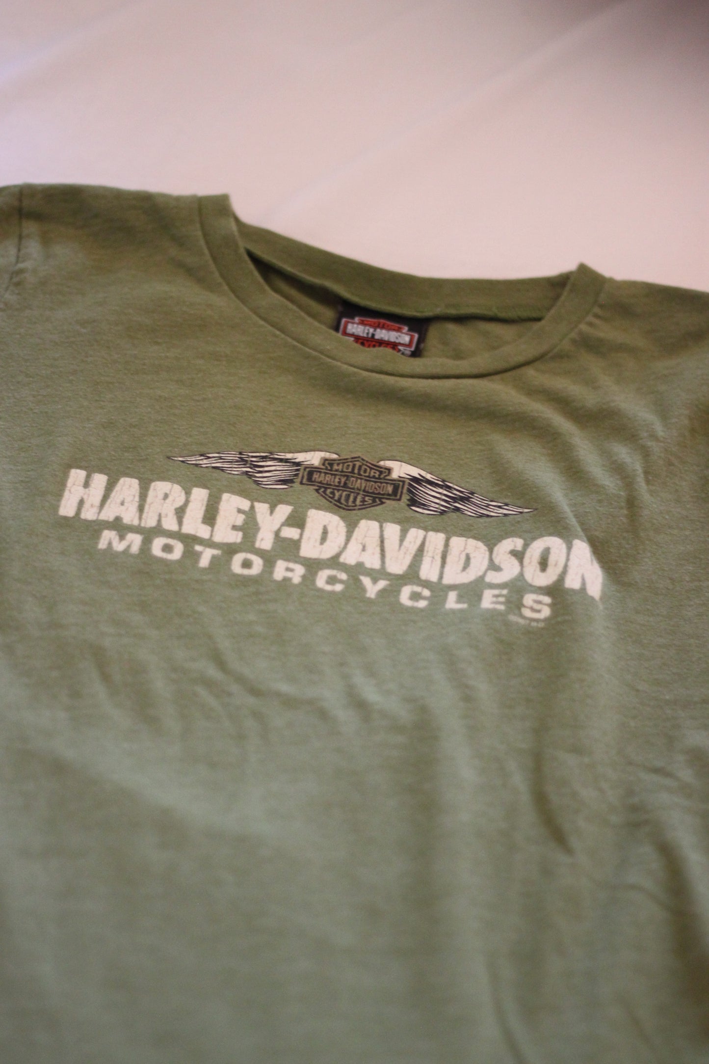 Green Harley Baby Tee